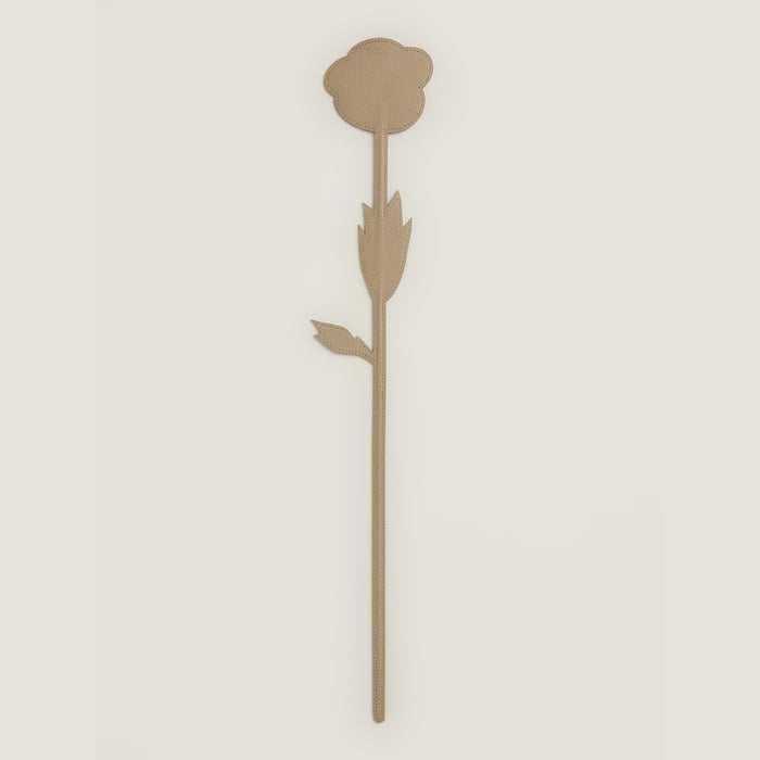 Random Leather Poppy Flower