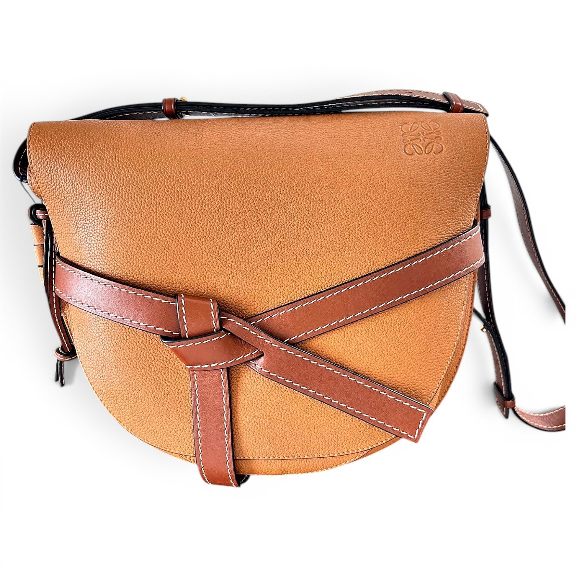 Gate leather handbag