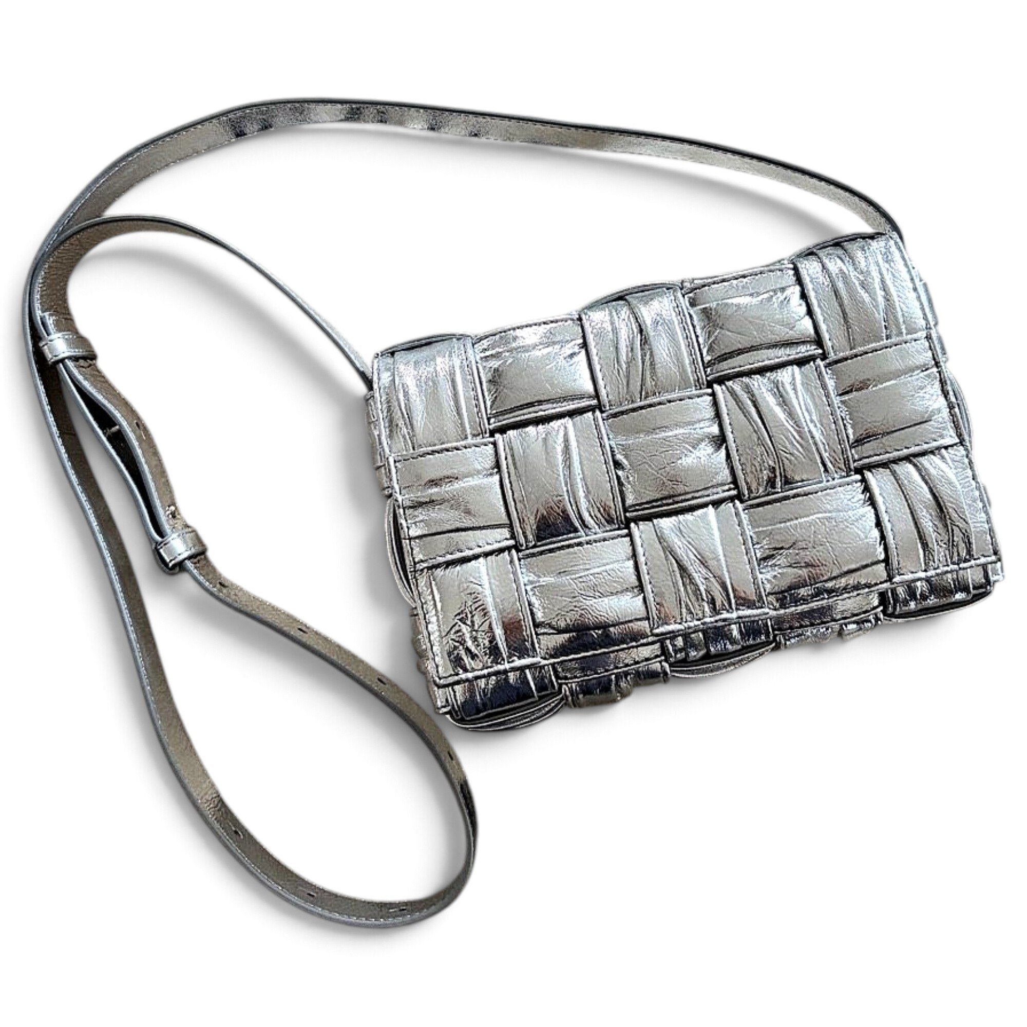 Cassette Padded leather crossbody bag