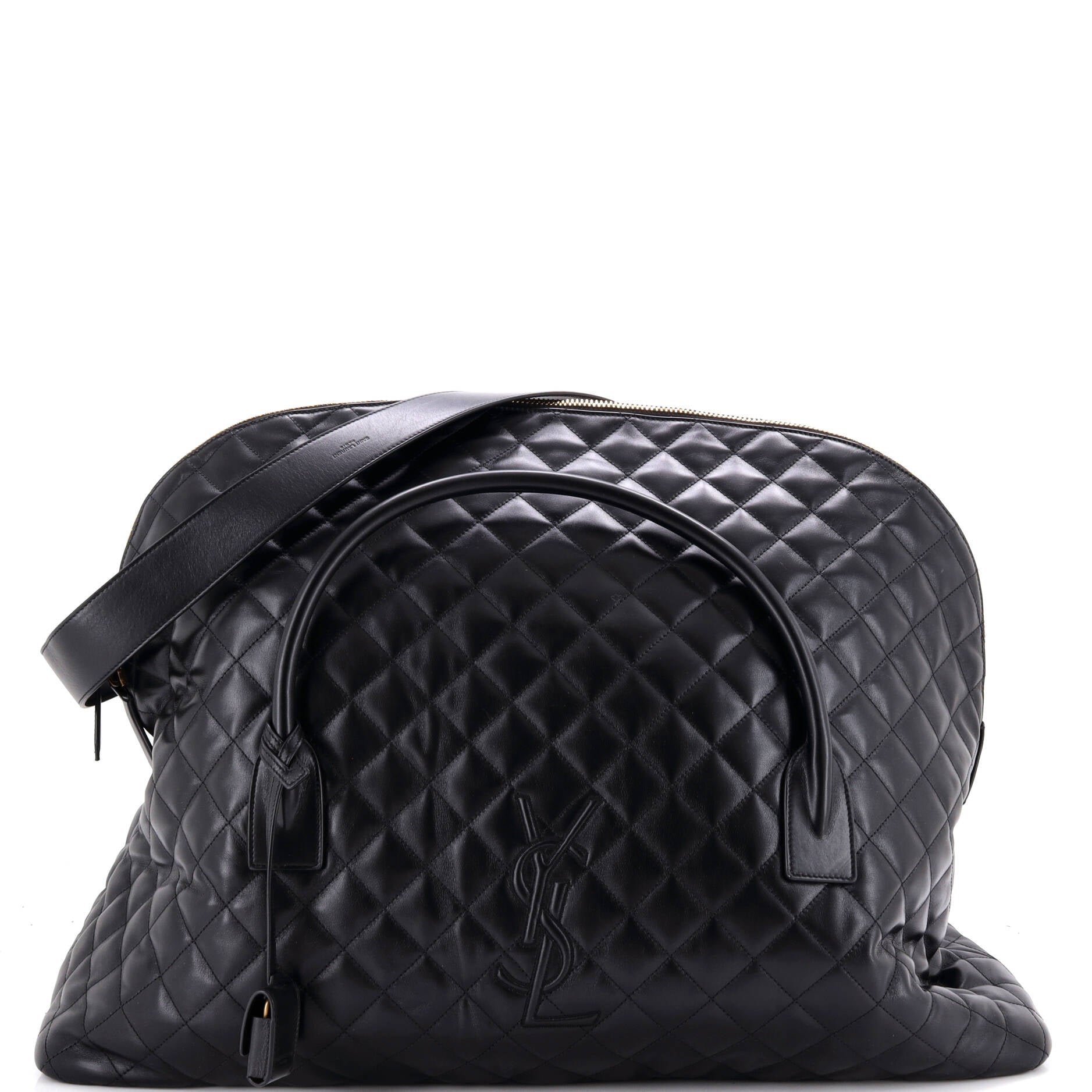 ES Giant Travel Bag Quilted Leather