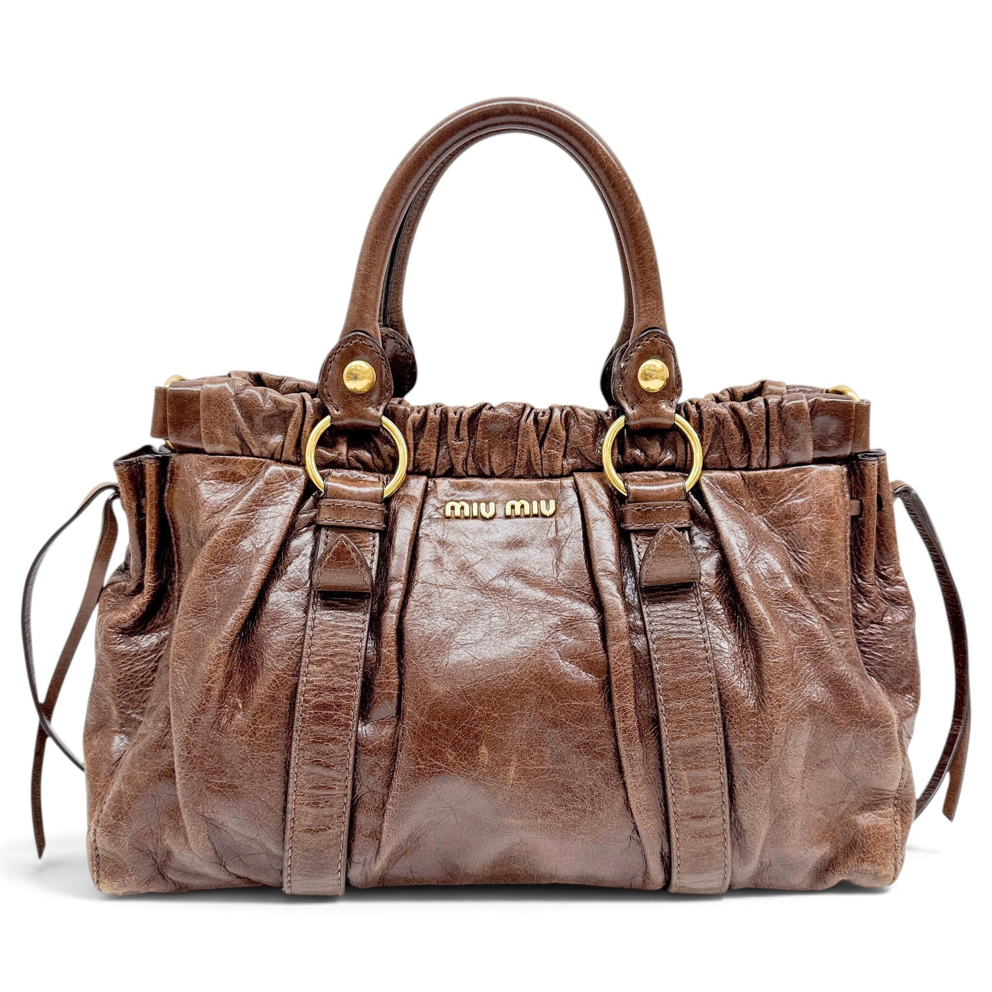 Vitello leather handbag