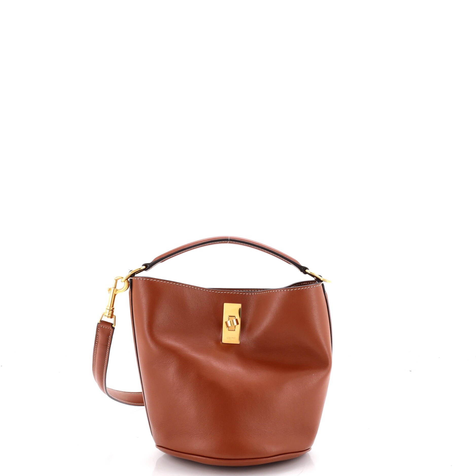 Bucket 16 Bag Leather Teen
