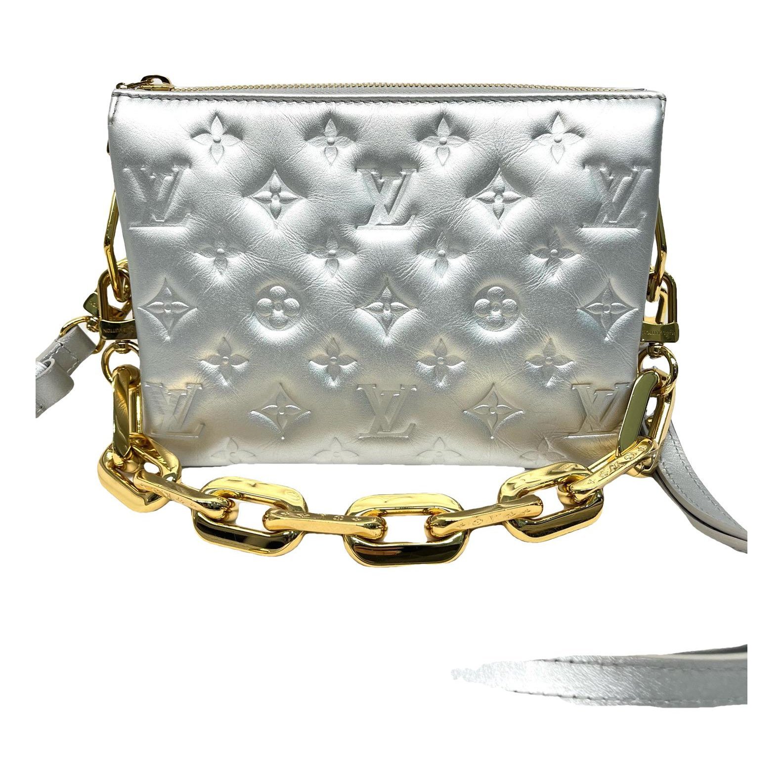 Coussin Flap leather handbag