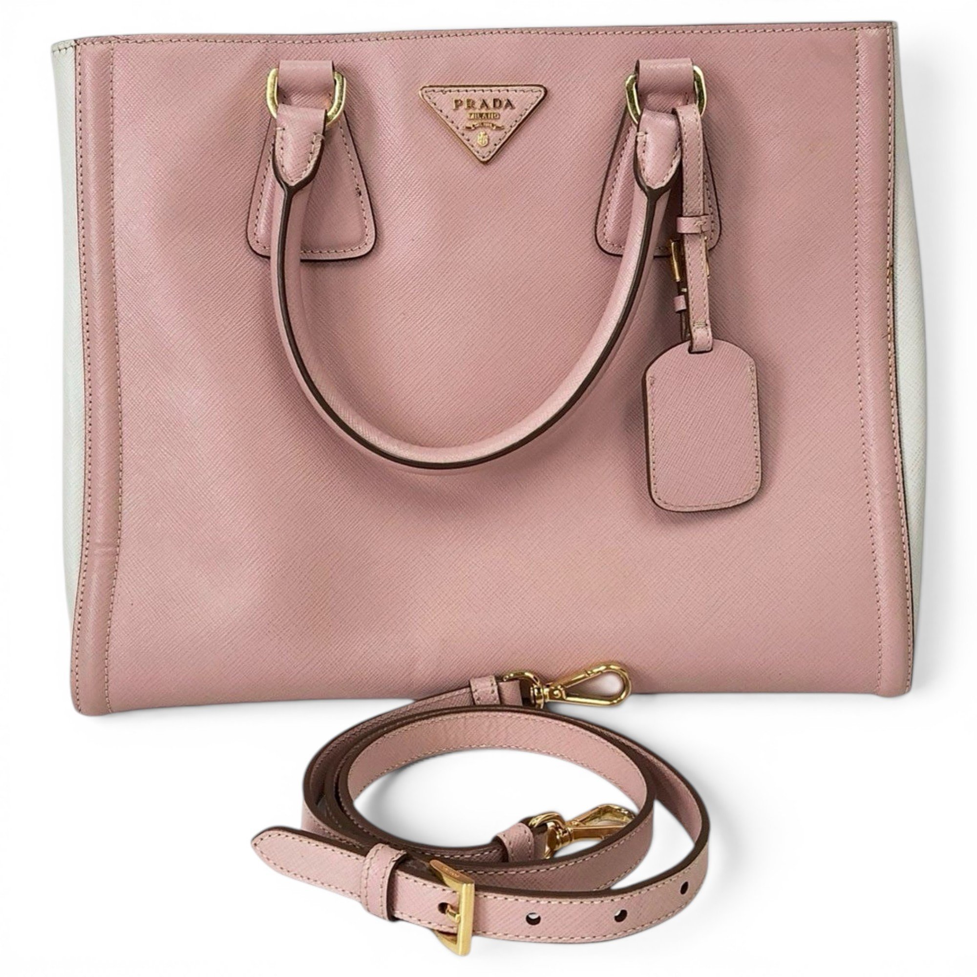 Galleria leather handbag