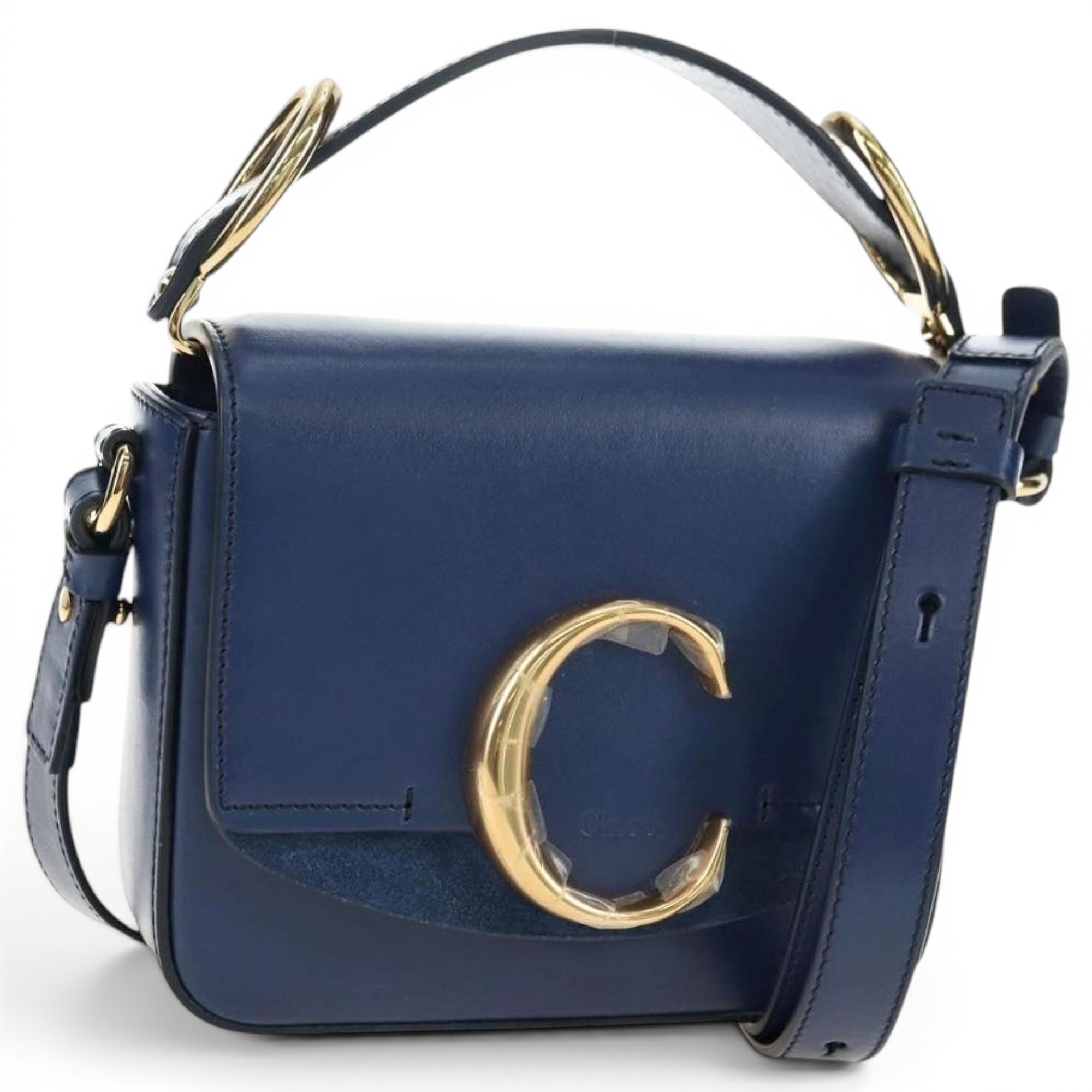 C leather handbag