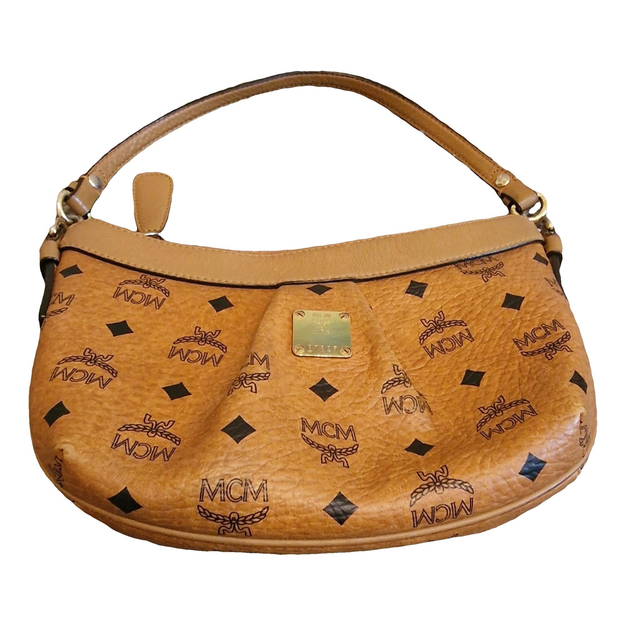 Leather clutch bag