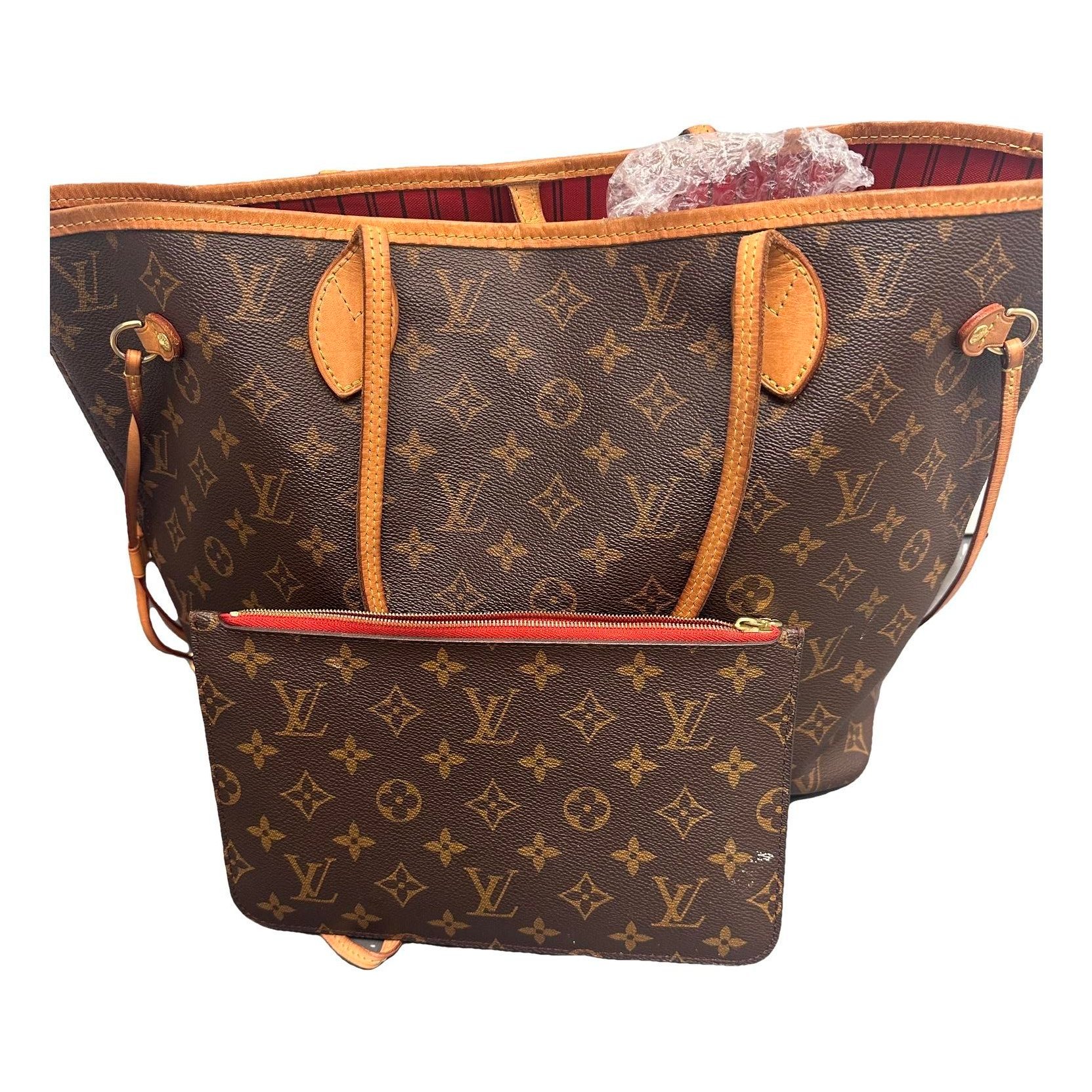 Neverfull leather tote