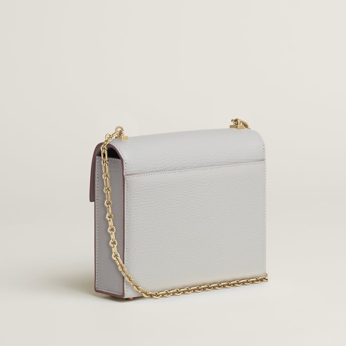 Gris Perle Verrou Chaine Mini Bag