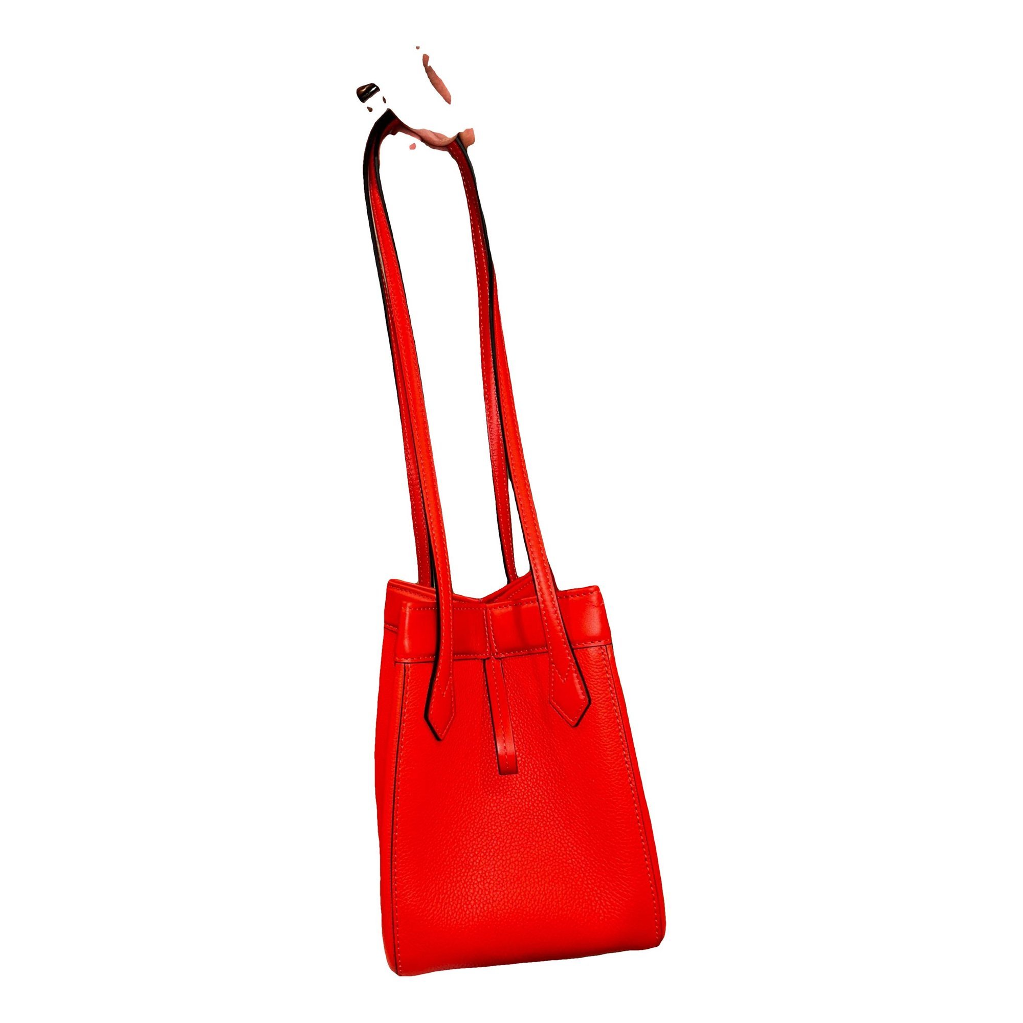 Origami leather crossbody bag