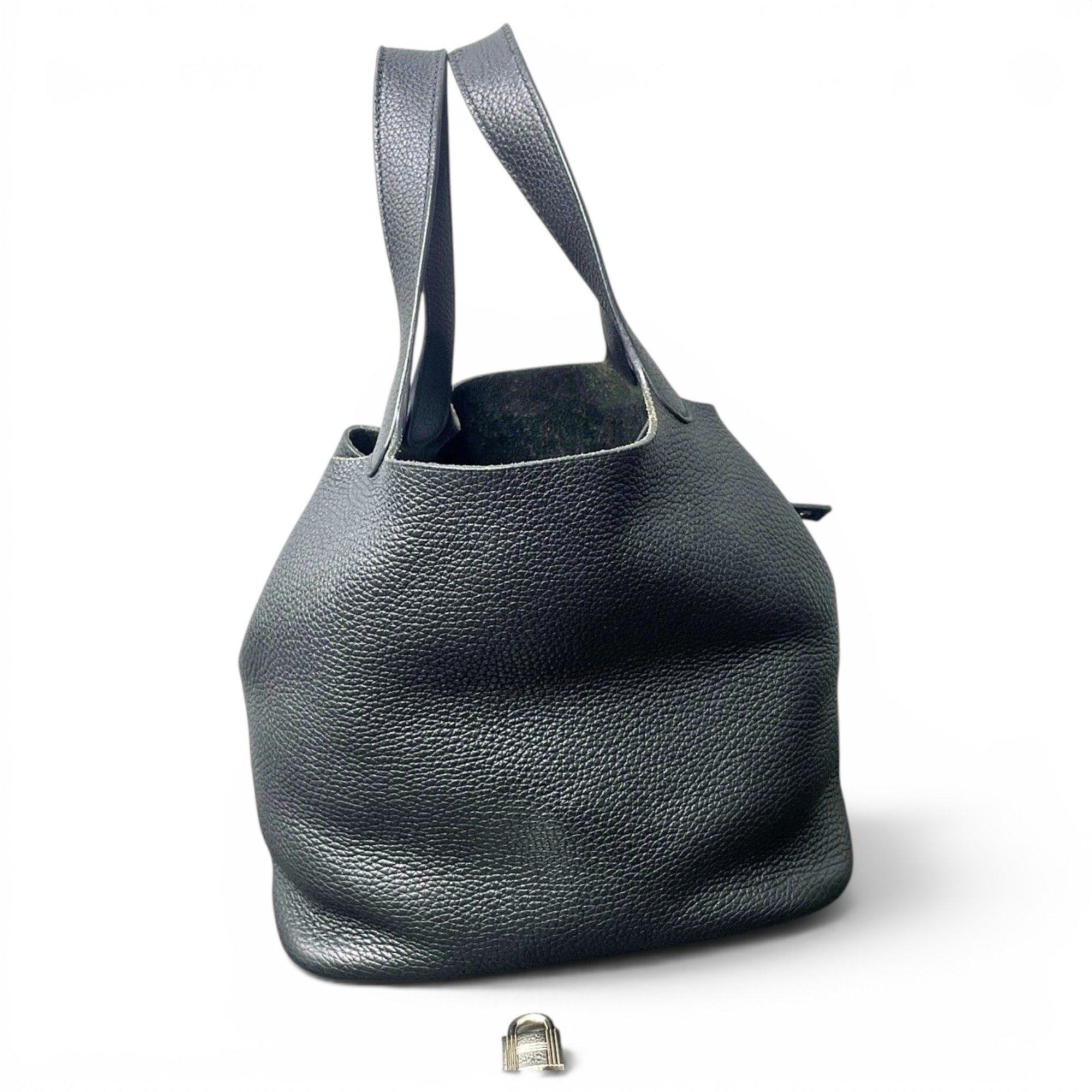 Picotin leather handbag