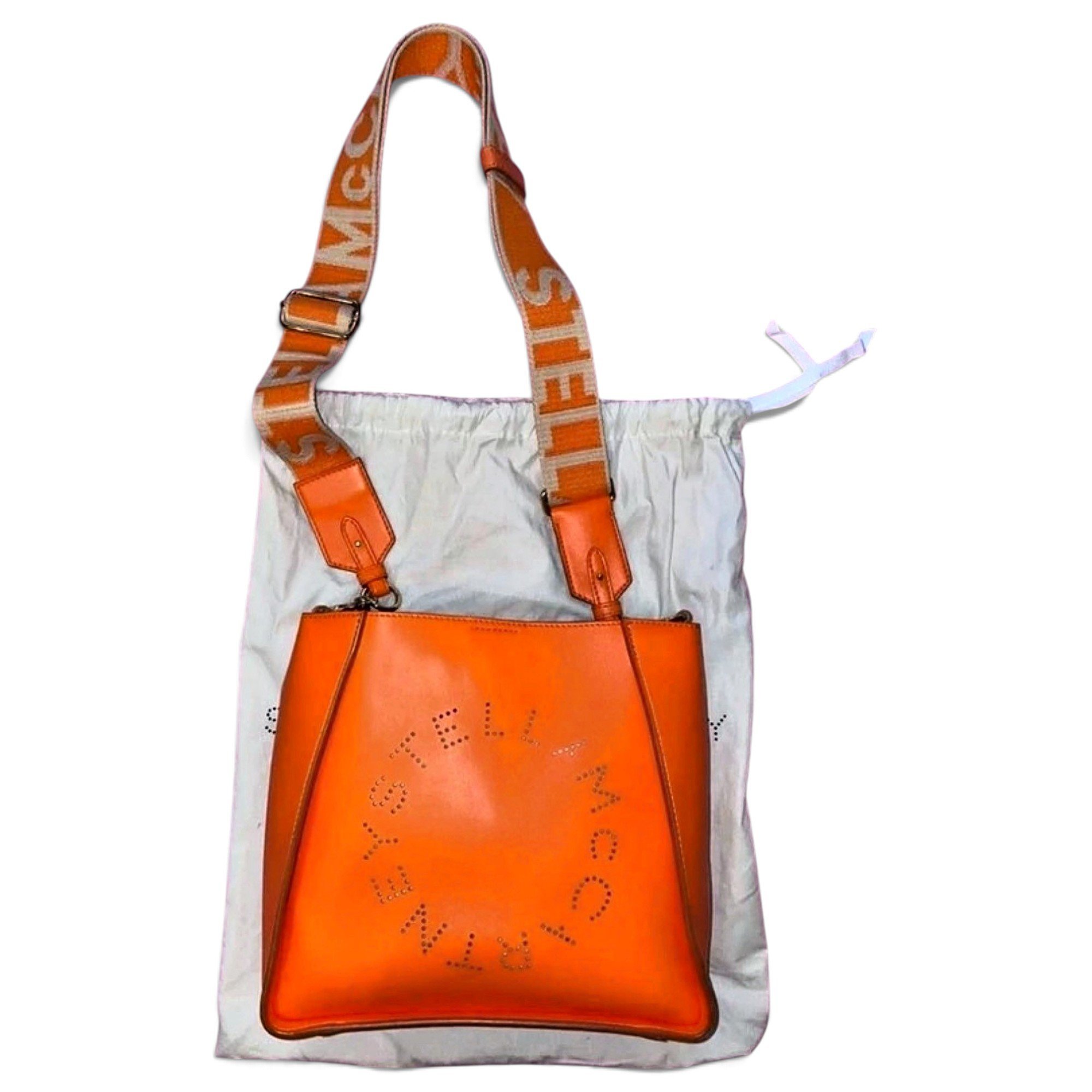 Logo vegan leather crossbody bag