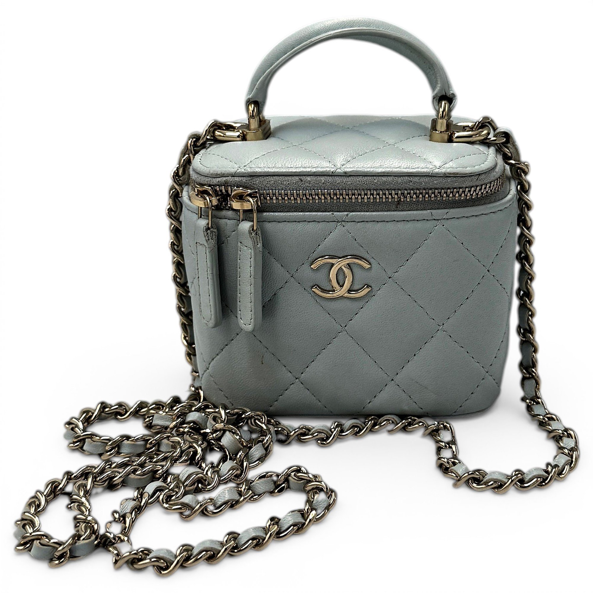 Vanity leather mini bag