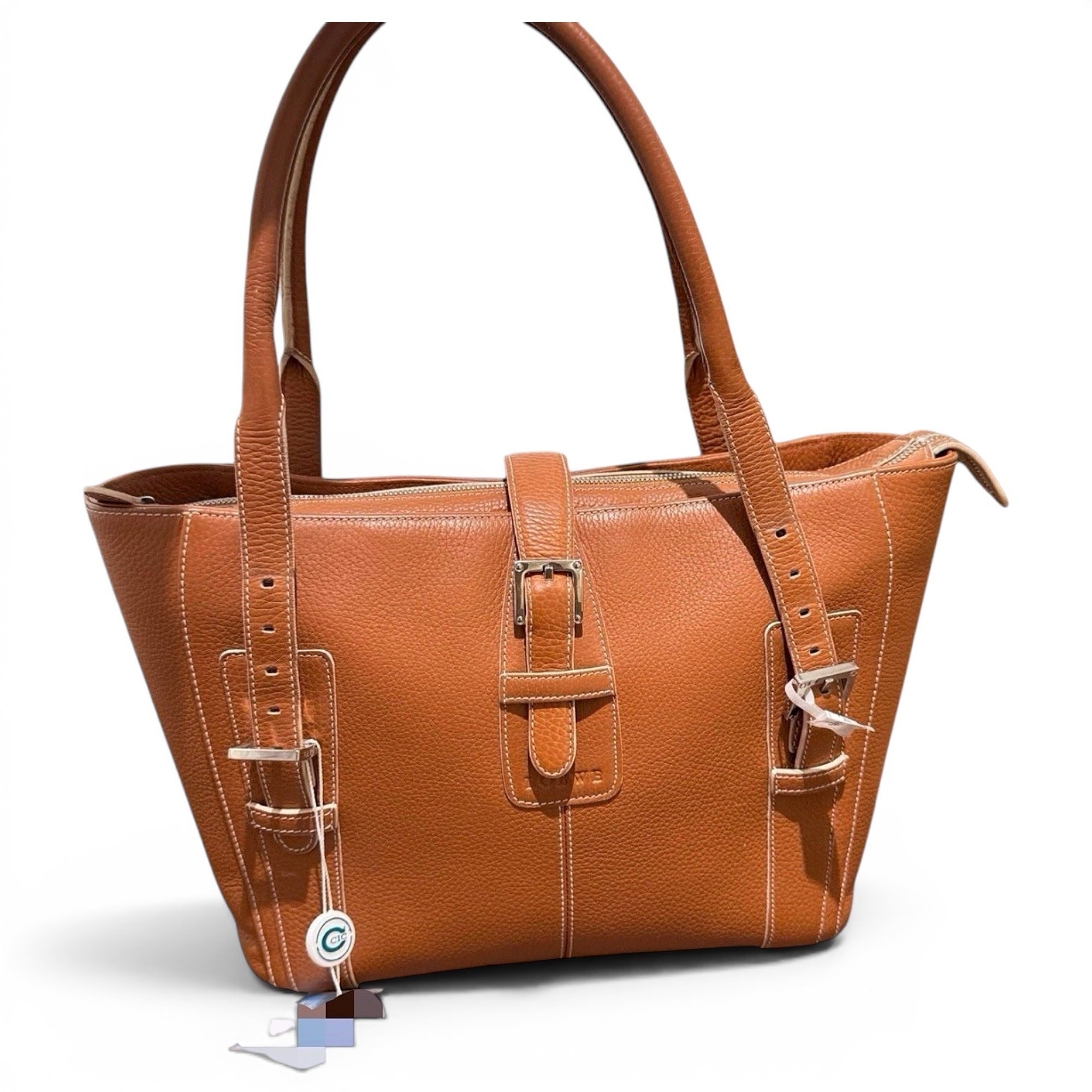 Leather handbag