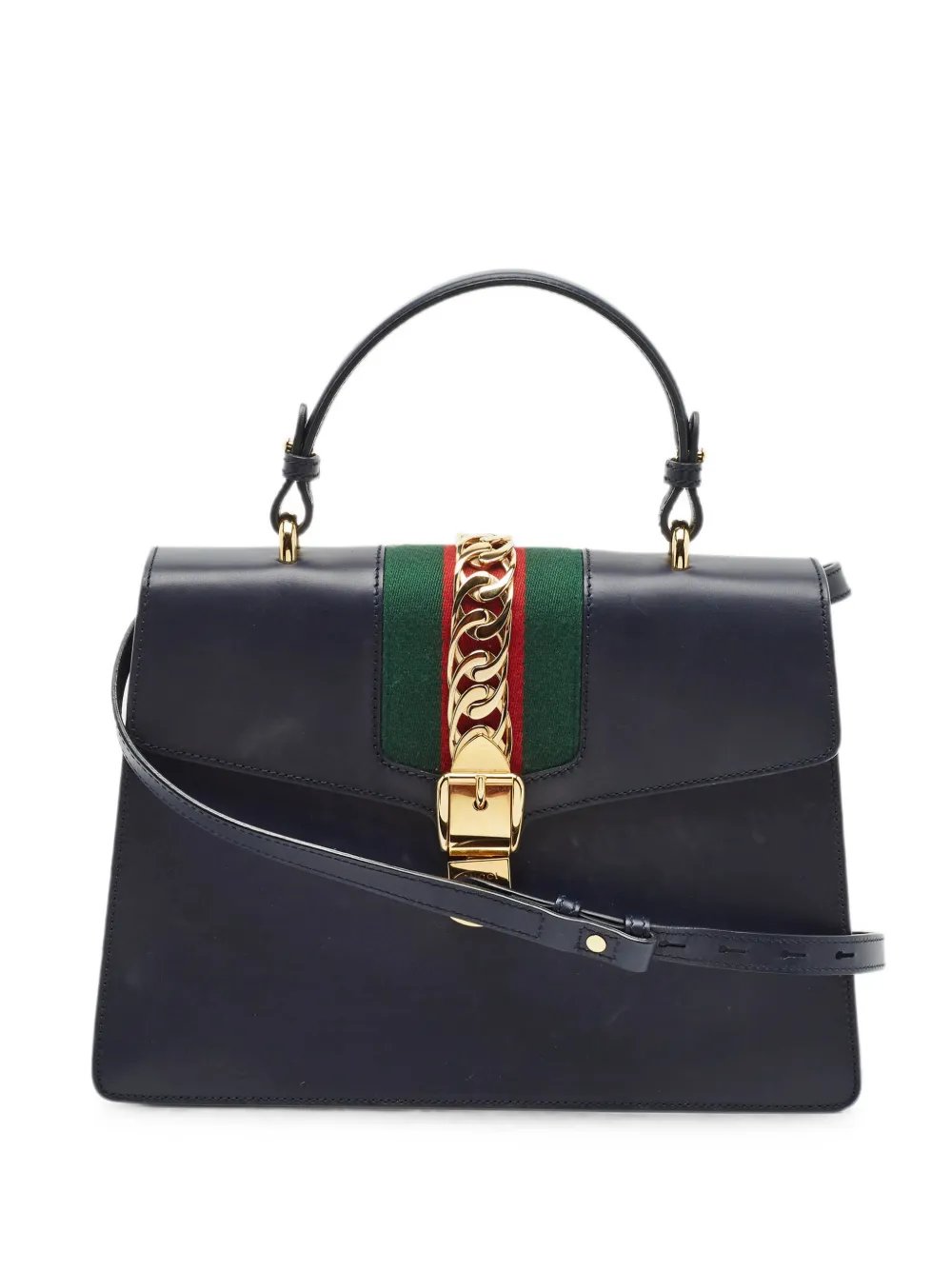 Sylvie Web stripe handbag