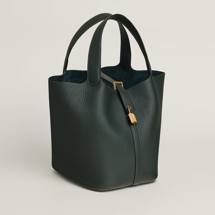 Vert Foncé Picotin Lock 26 Bag