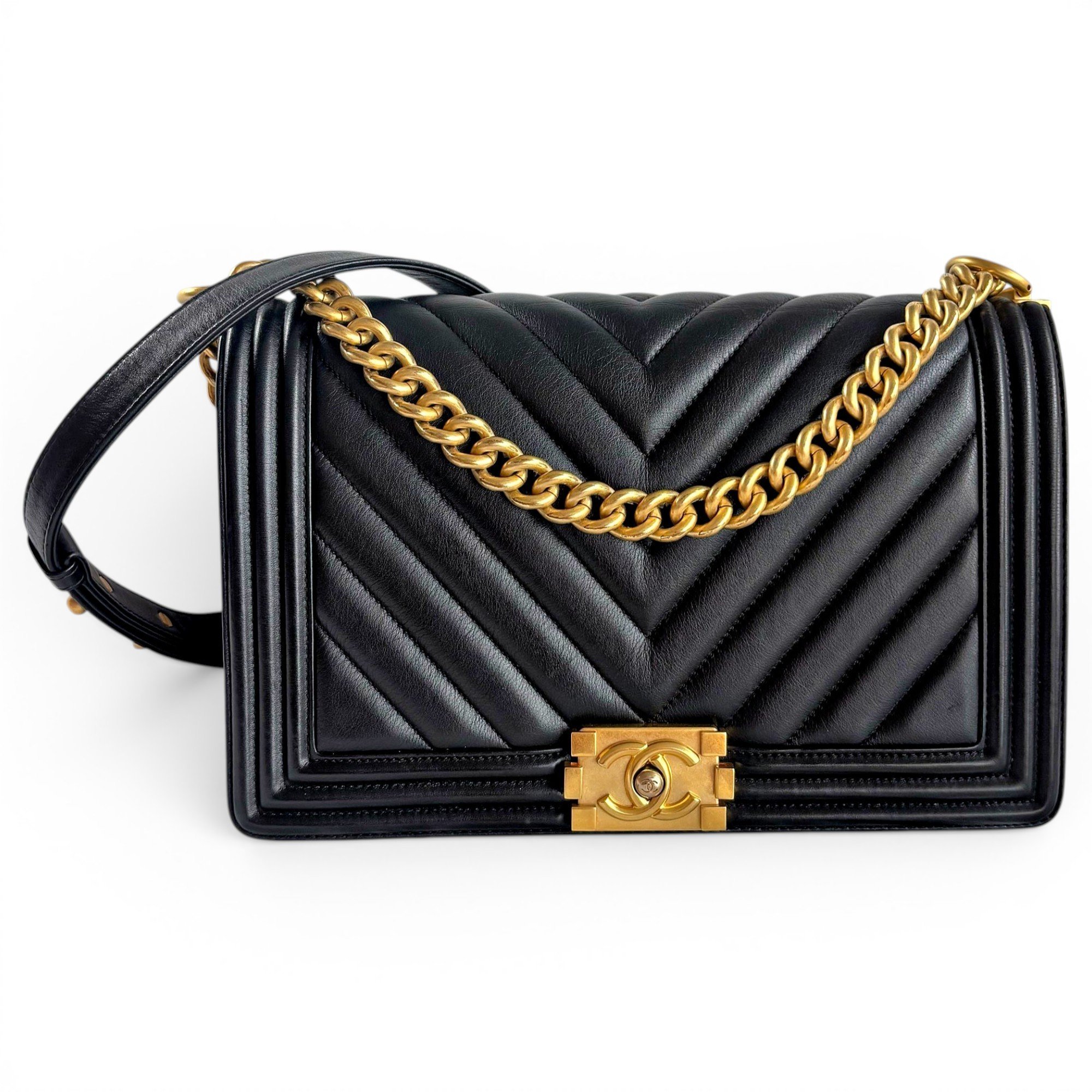 Boy leather handbag