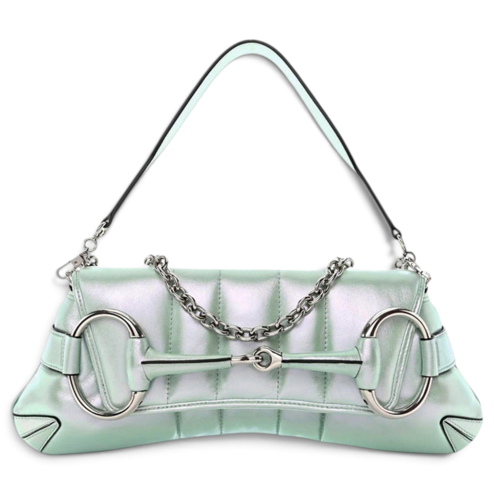 Horsebit Chain leather crossbody bag
