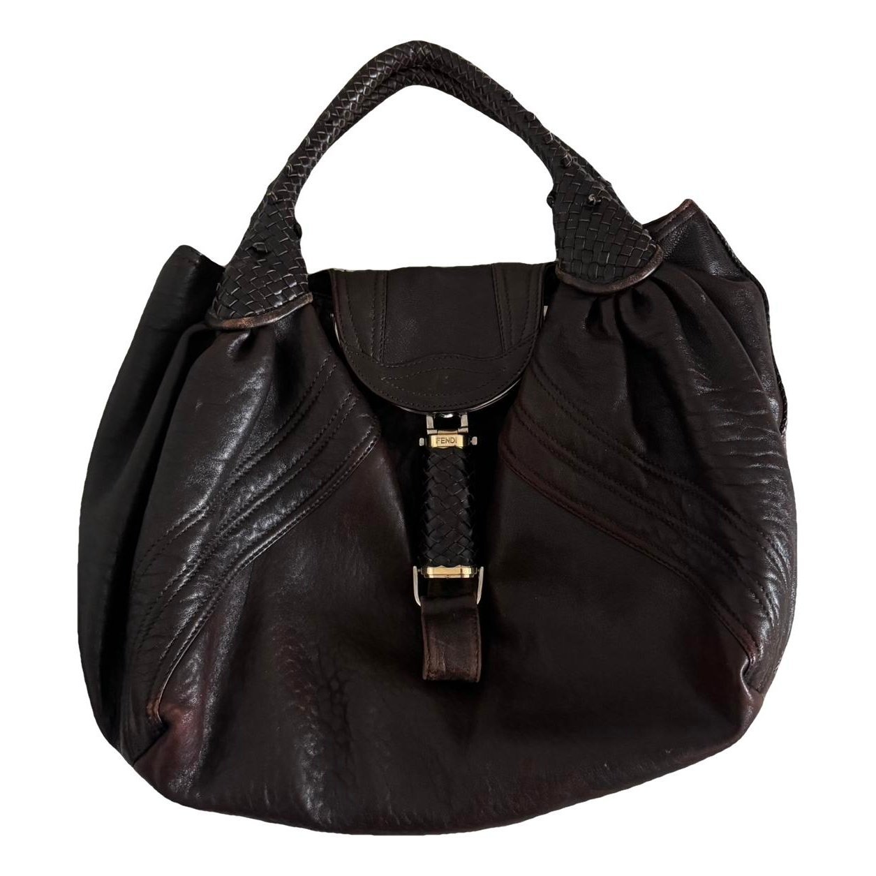 Spy leather handbag