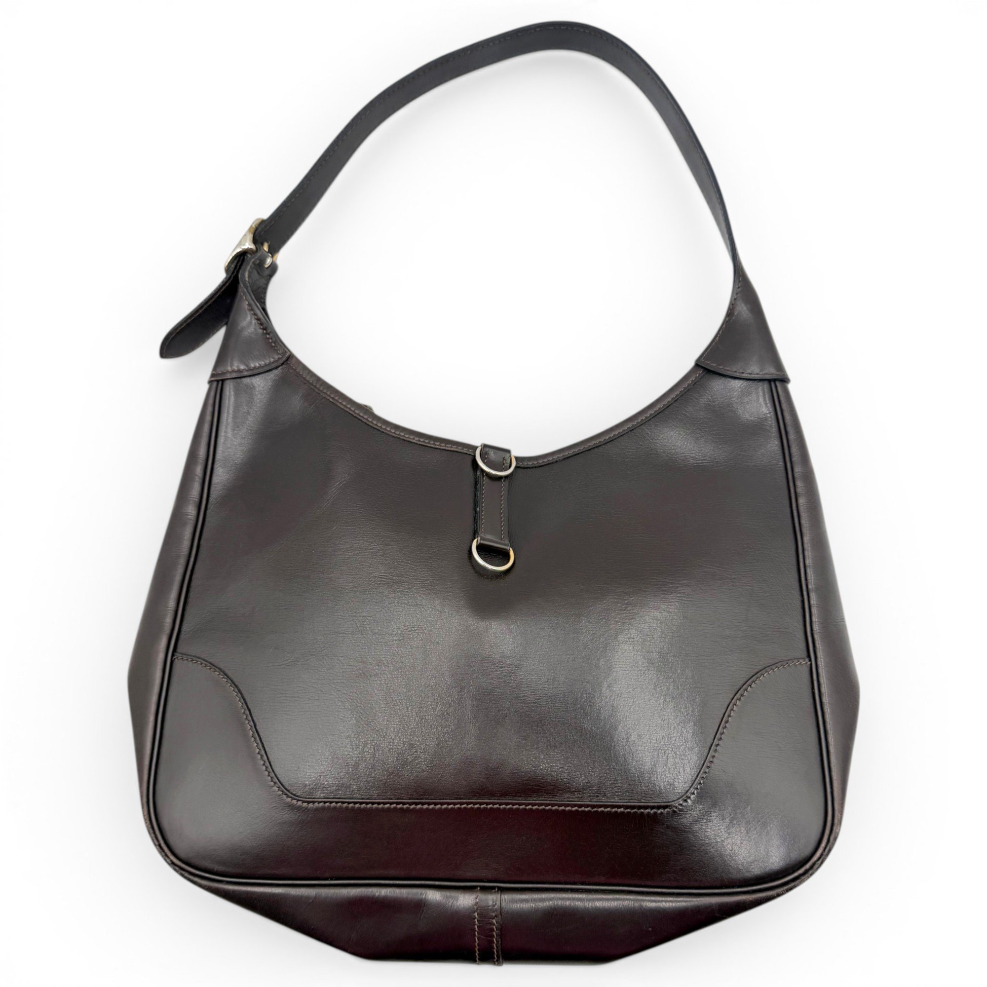 Hermes Trim Ii 31 Handbag Box Calf Leather 1958
