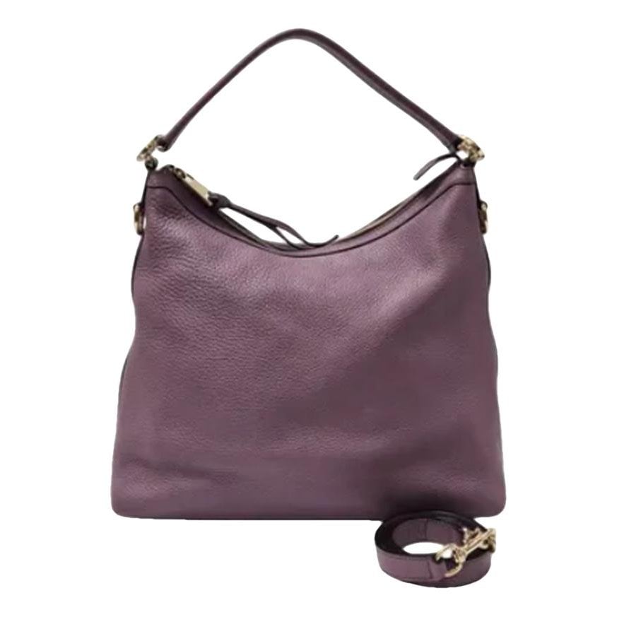 Hobo leather handbag