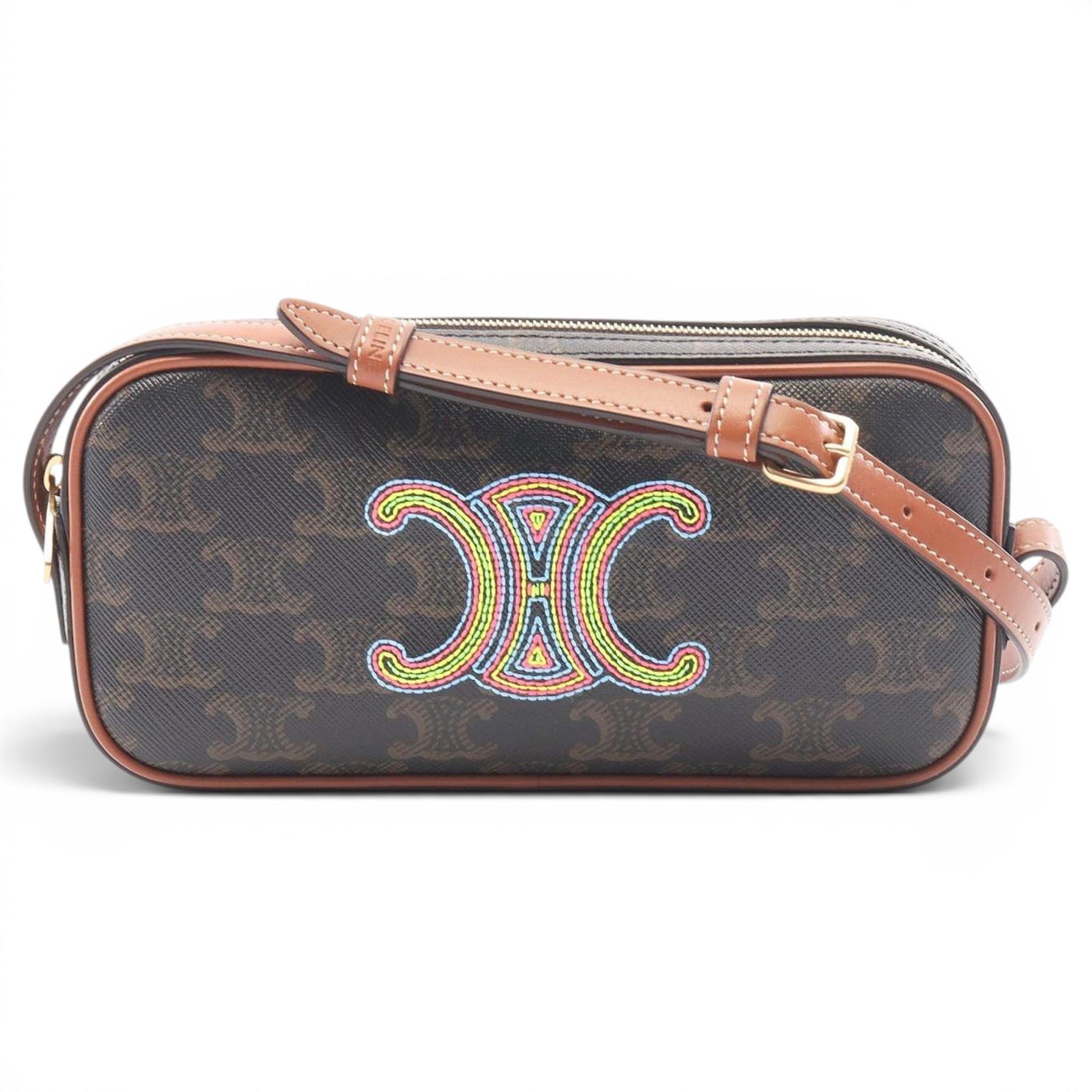 Triomphe cloth handbag