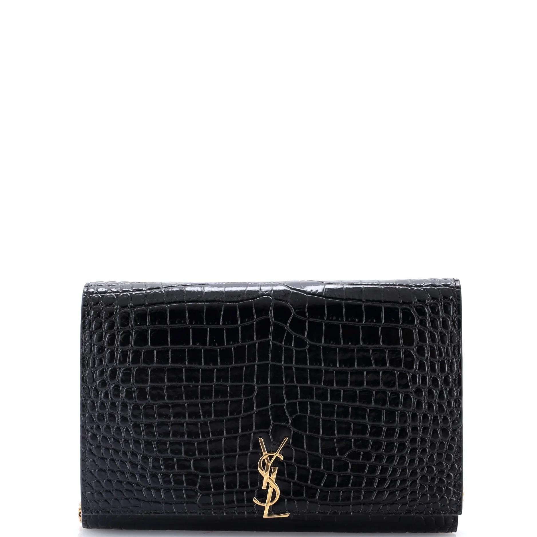 Leather clutch bag