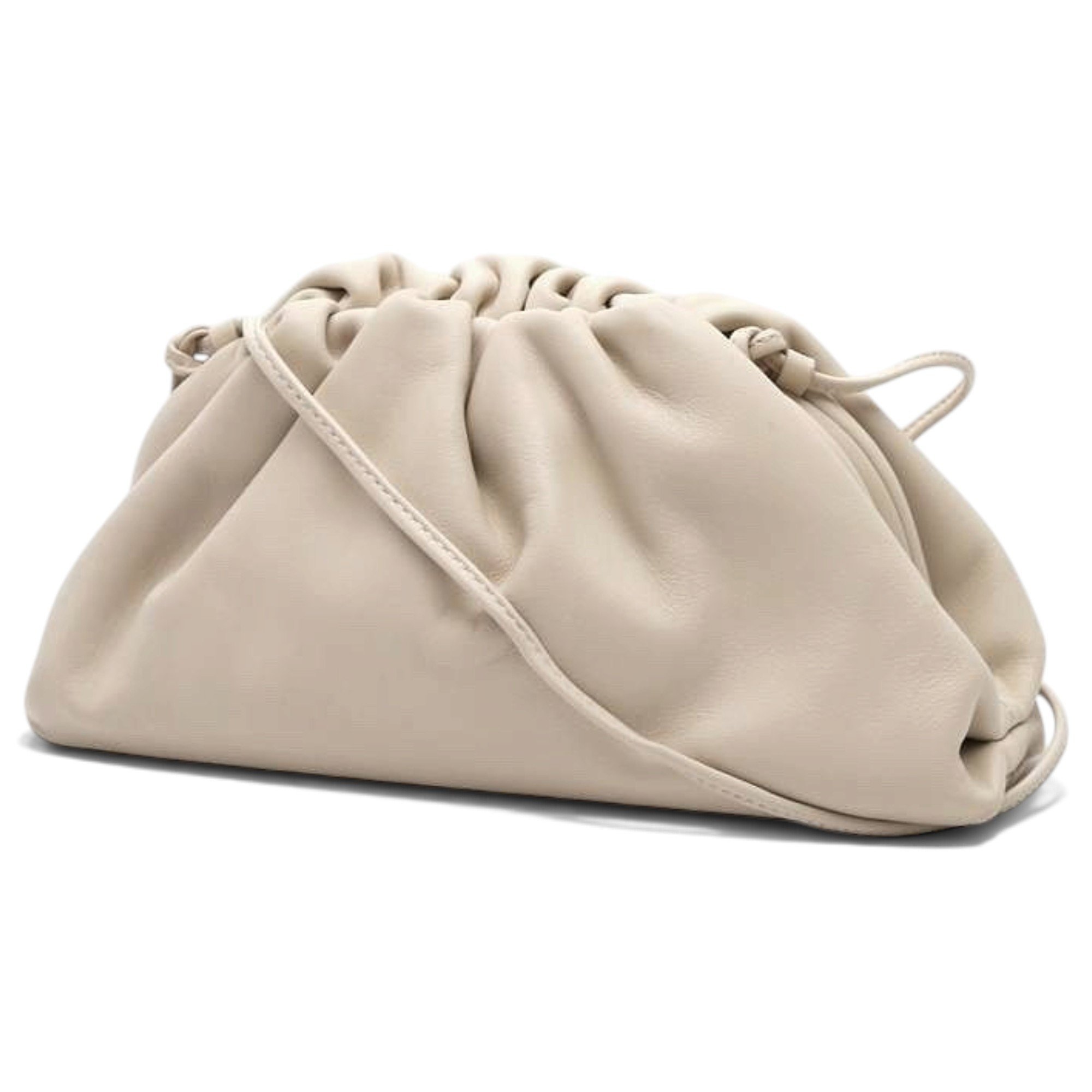 Pouch leather handbag