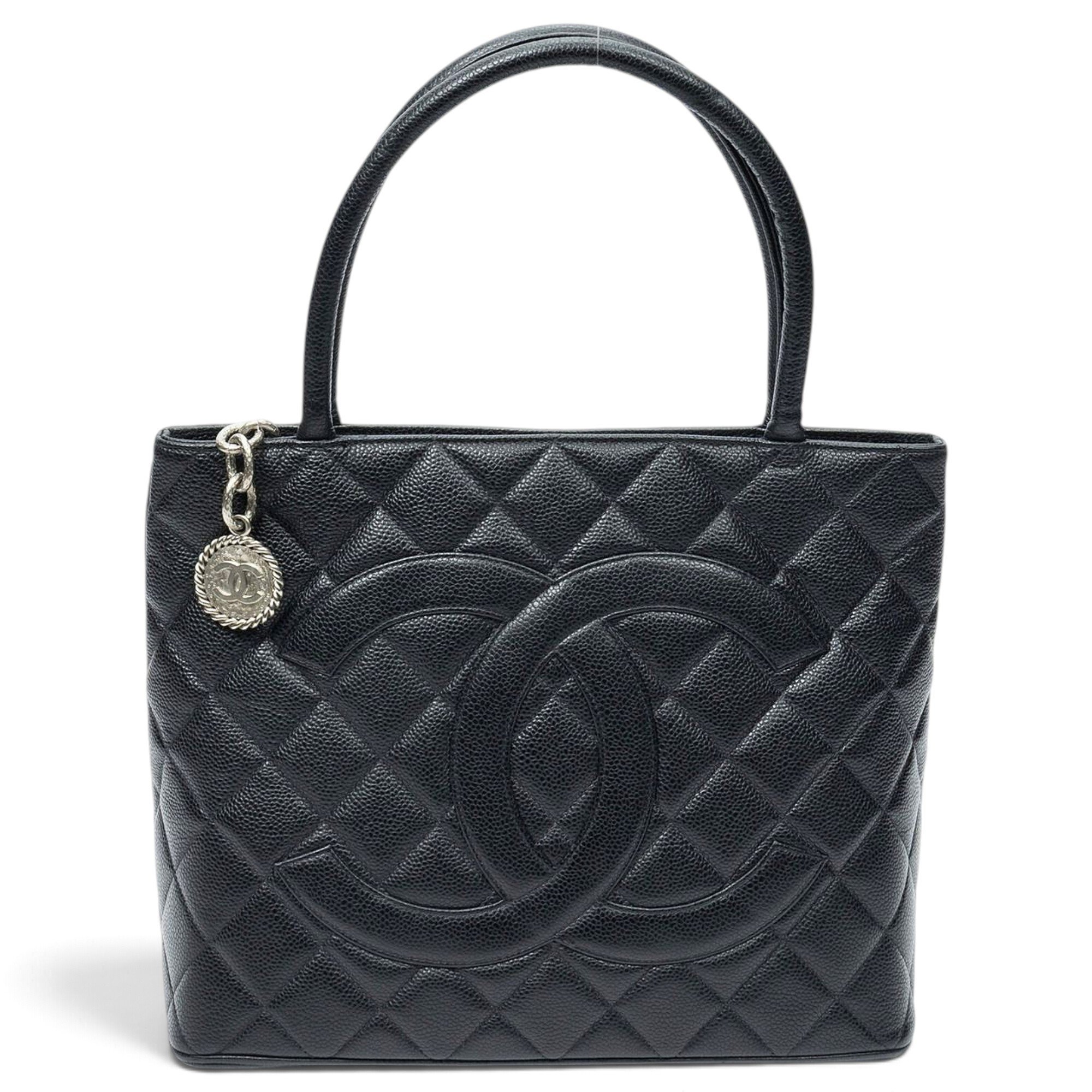 Médaillon leather tote