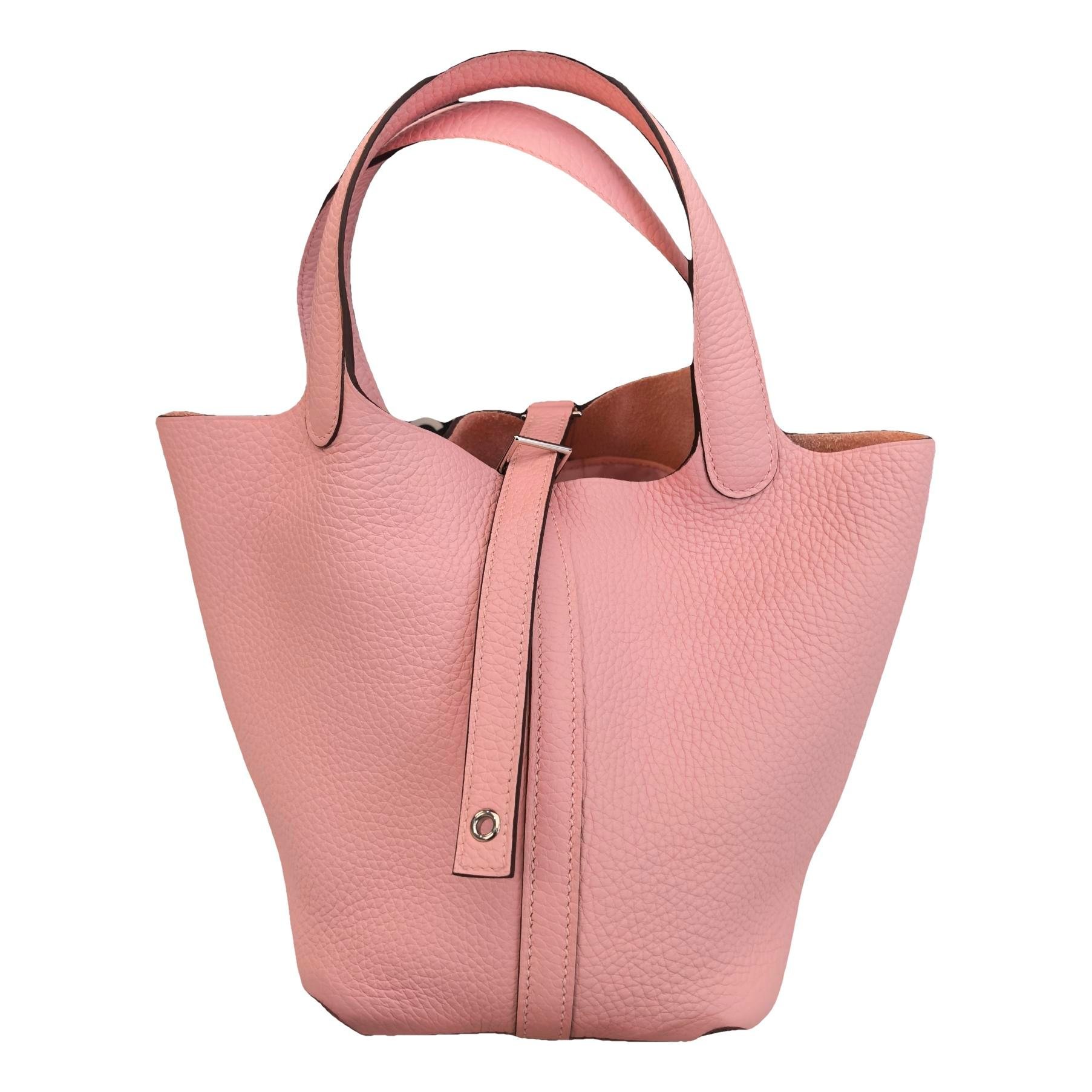 Hermes Picotin leather tote