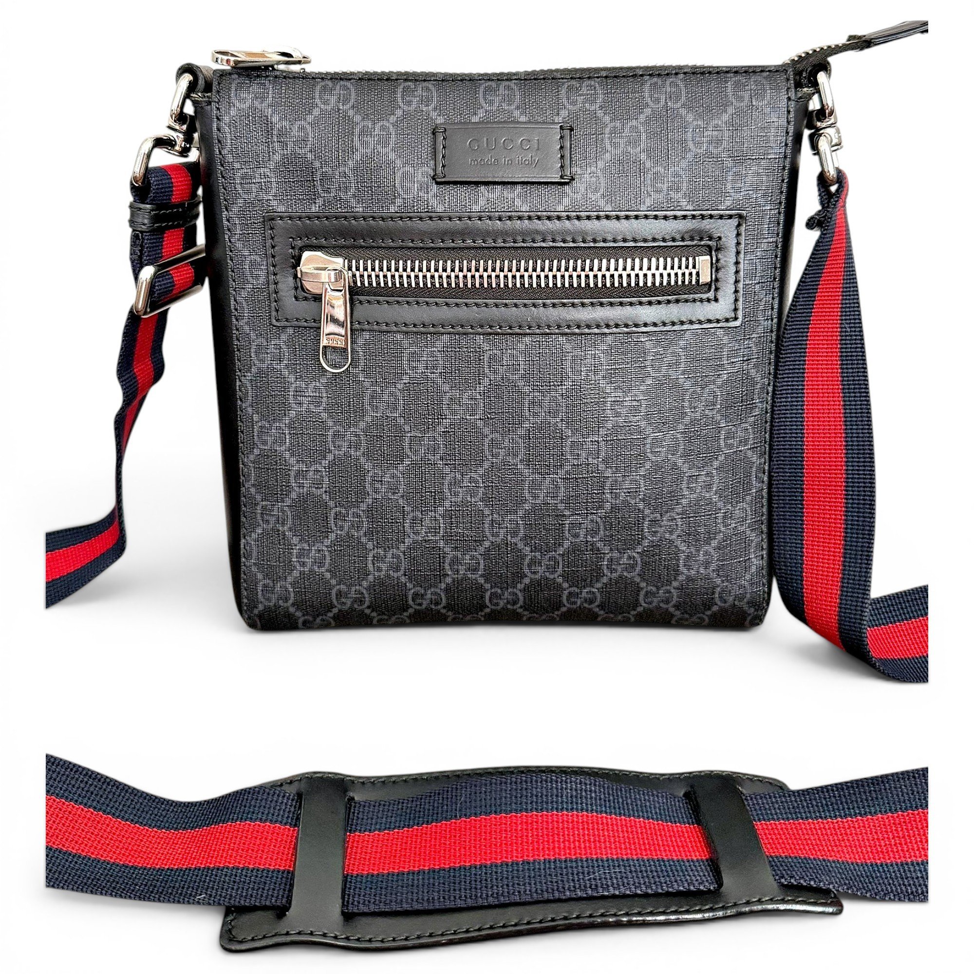 Patent leather crossbody bag