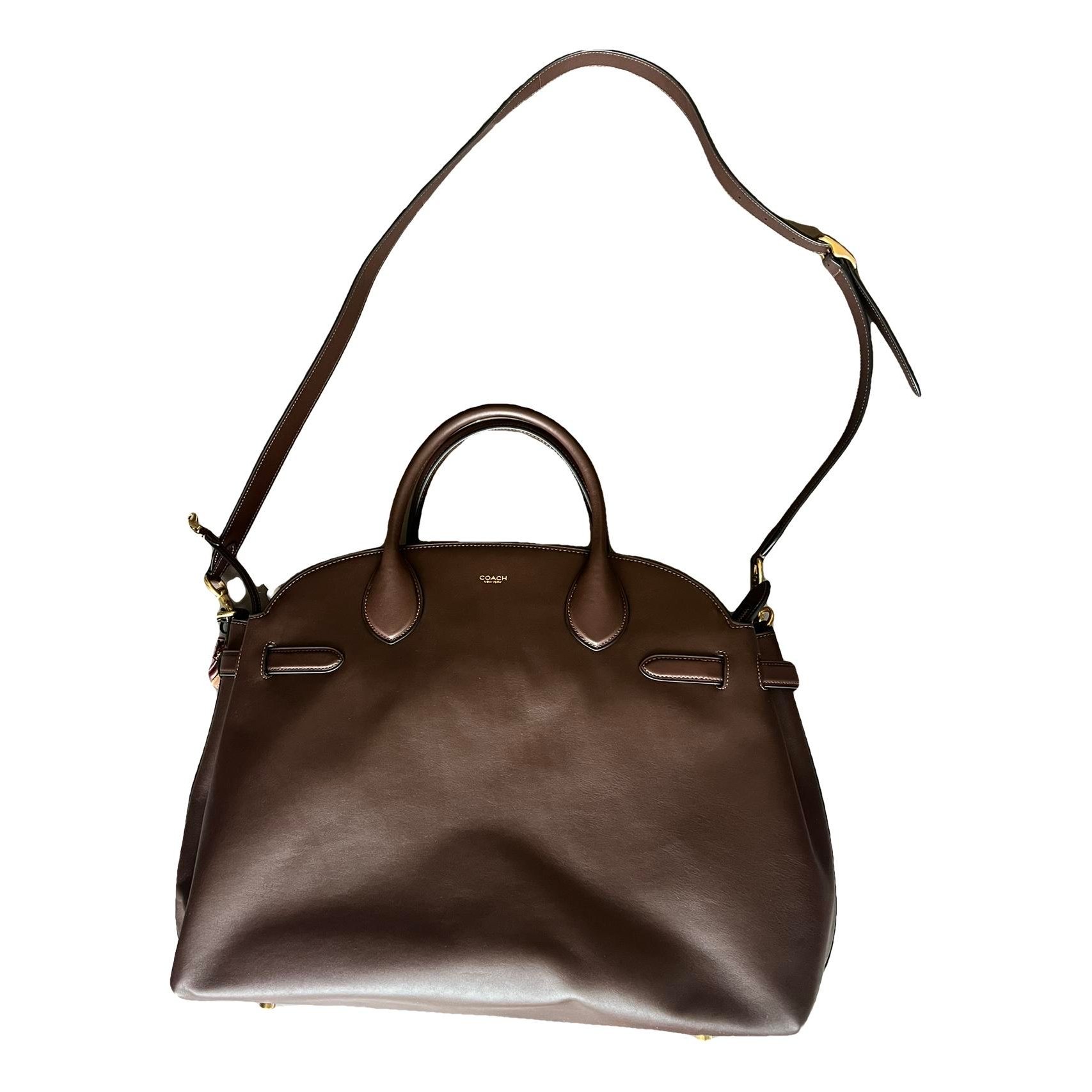 Leather travel bag
