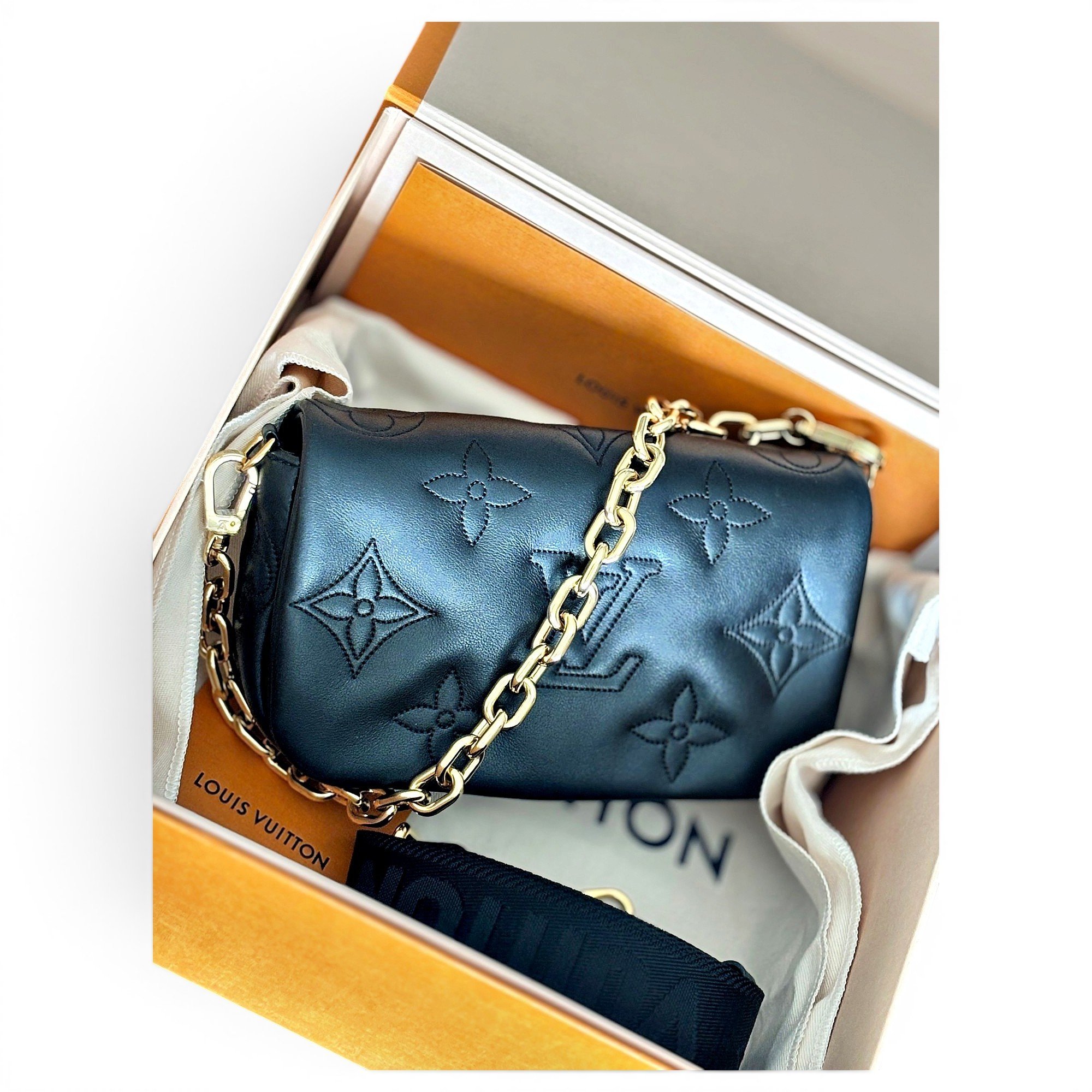 Over The Moon leather crossbody bag