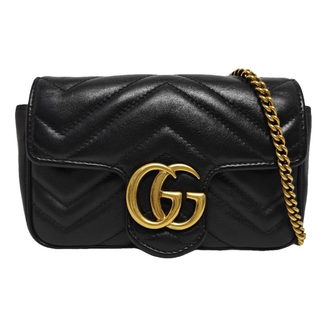 GG Marmont Flap leather handbag