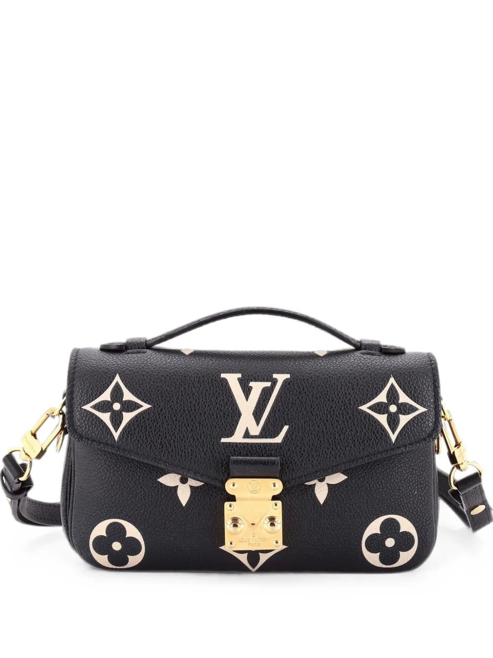 Pochette Metis Bicolor Monogram Empreinte Giant East West shoulder bag
