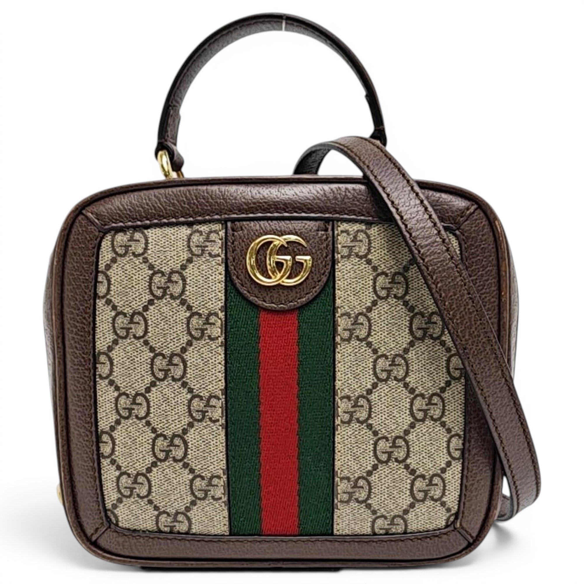 Ophidia Zip Around Camera leather crossbody bag