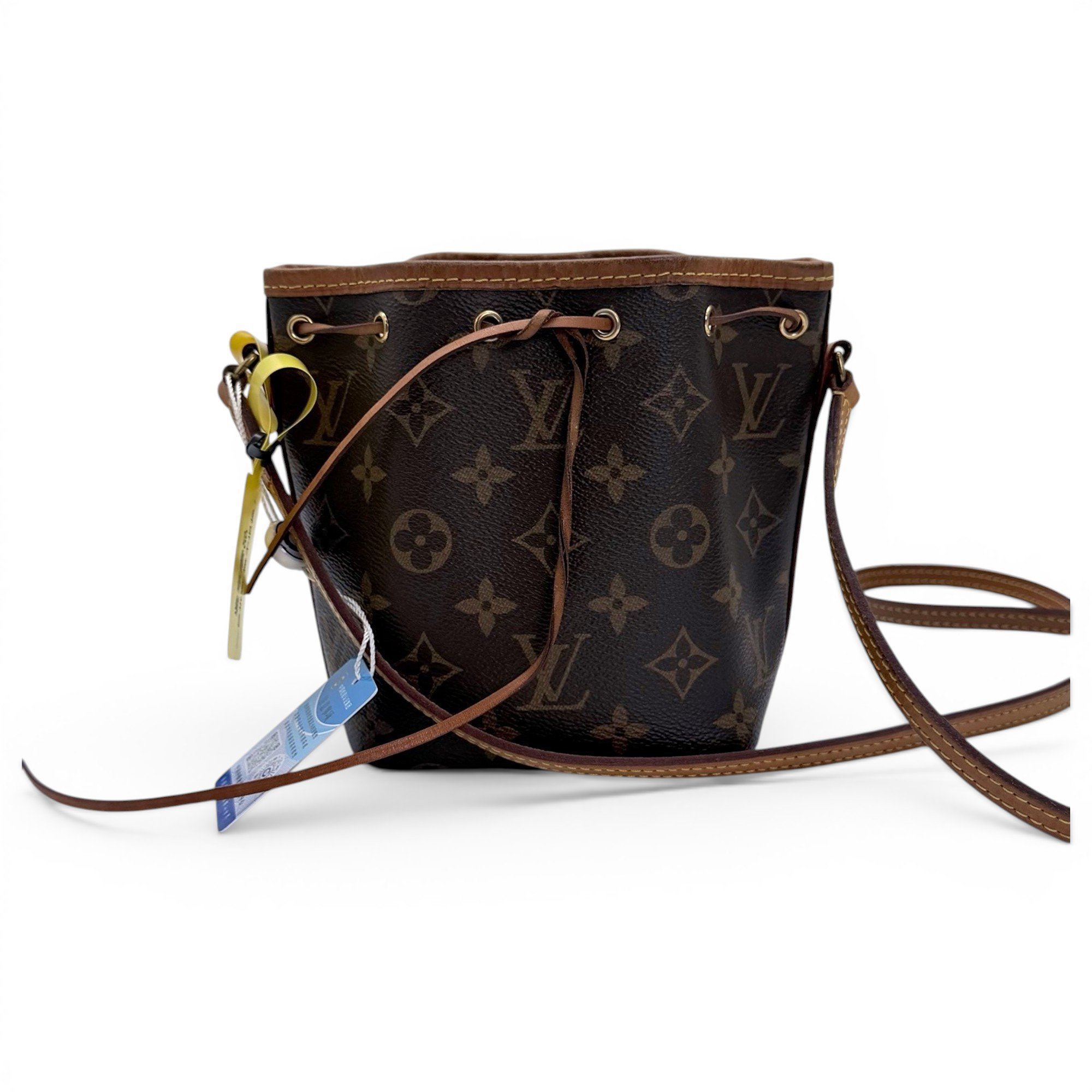Nano Noé leather handbag