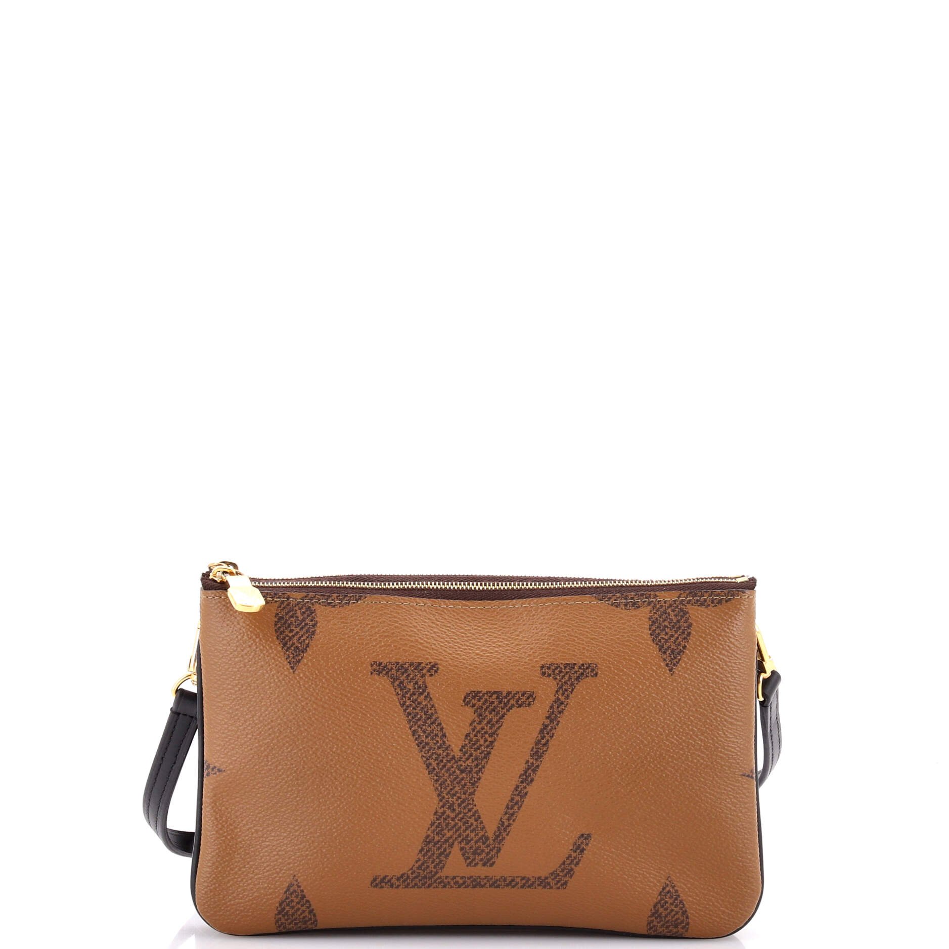 Double Zip Pochette Reverse Monogram Giant