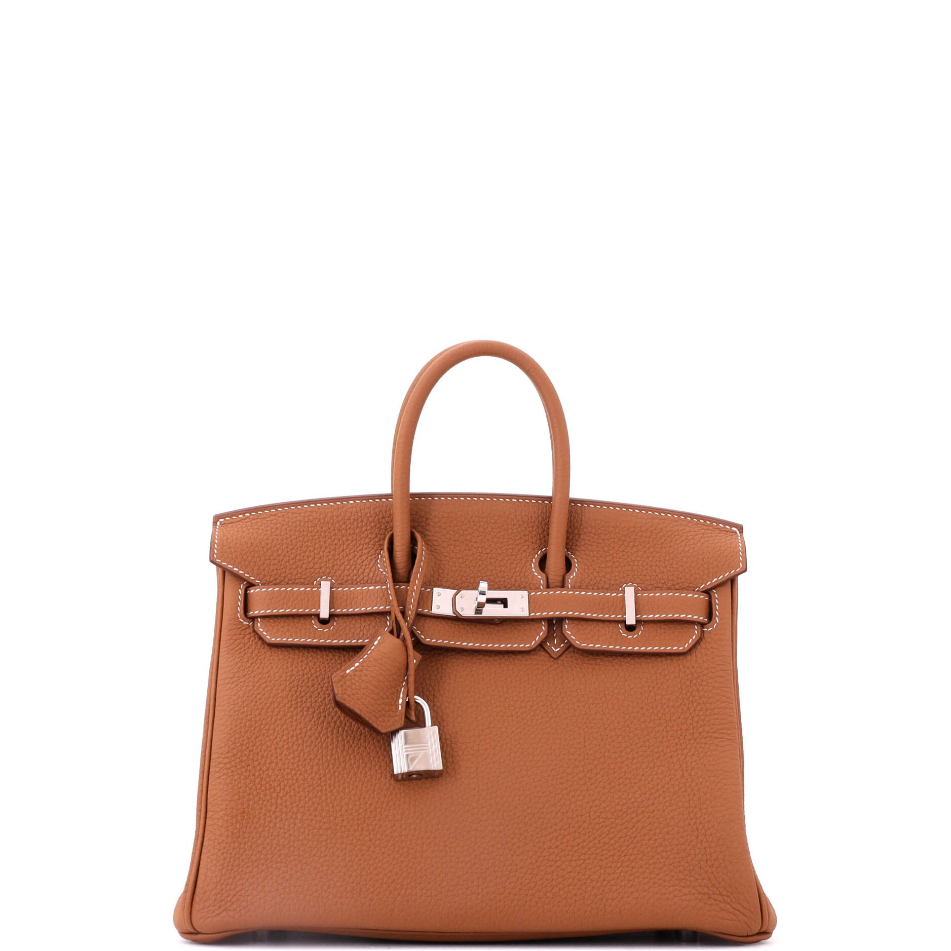 Birkin Handbag Gold Togo with Palladium Hardware 25