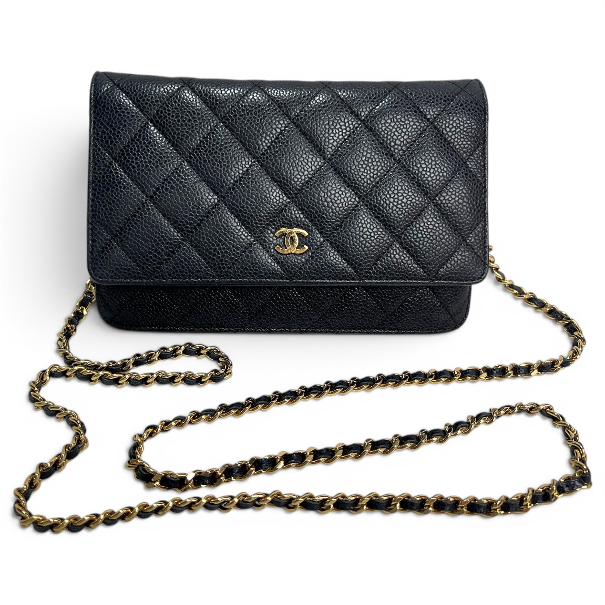 Wallet On Chain Timeless/Classique leather crossbody bag