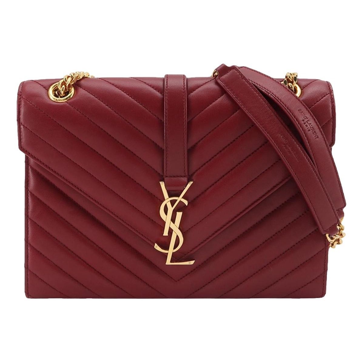 Collége monogramme leather handbag