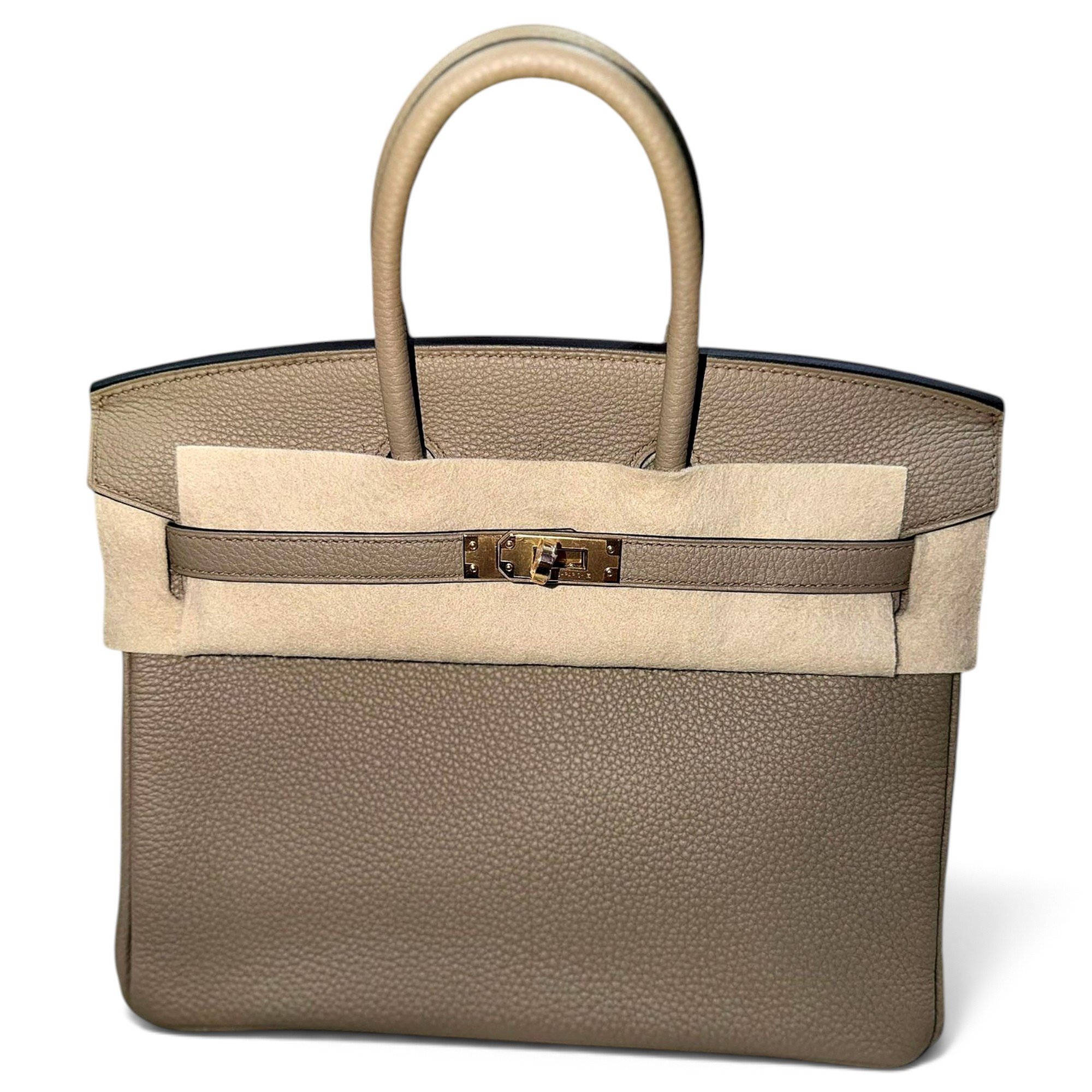 Birkin 25 leather handbag