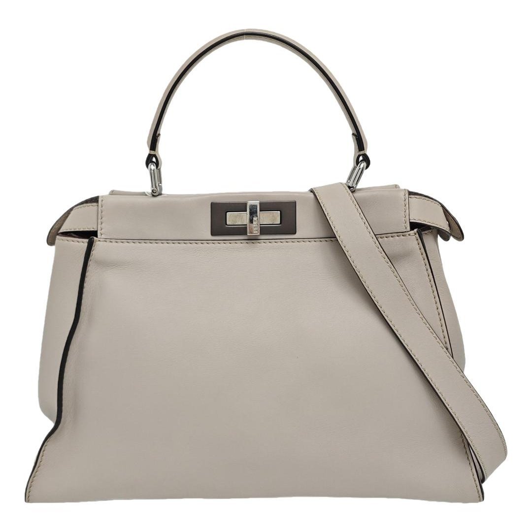 Peekaboo leather handbag