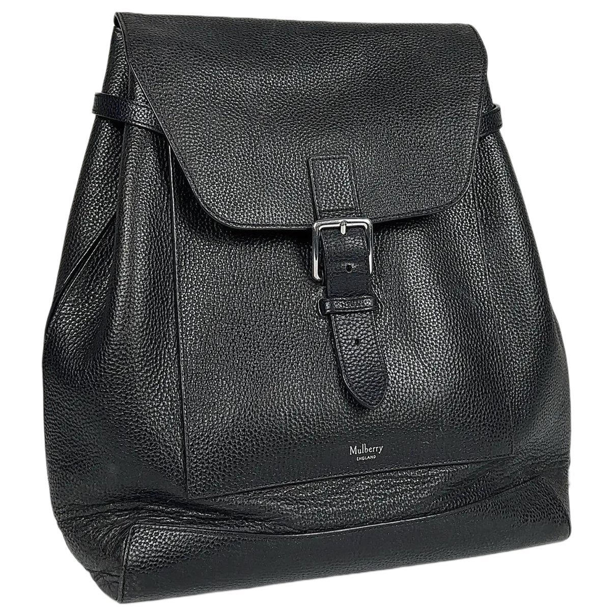 Leather backpack