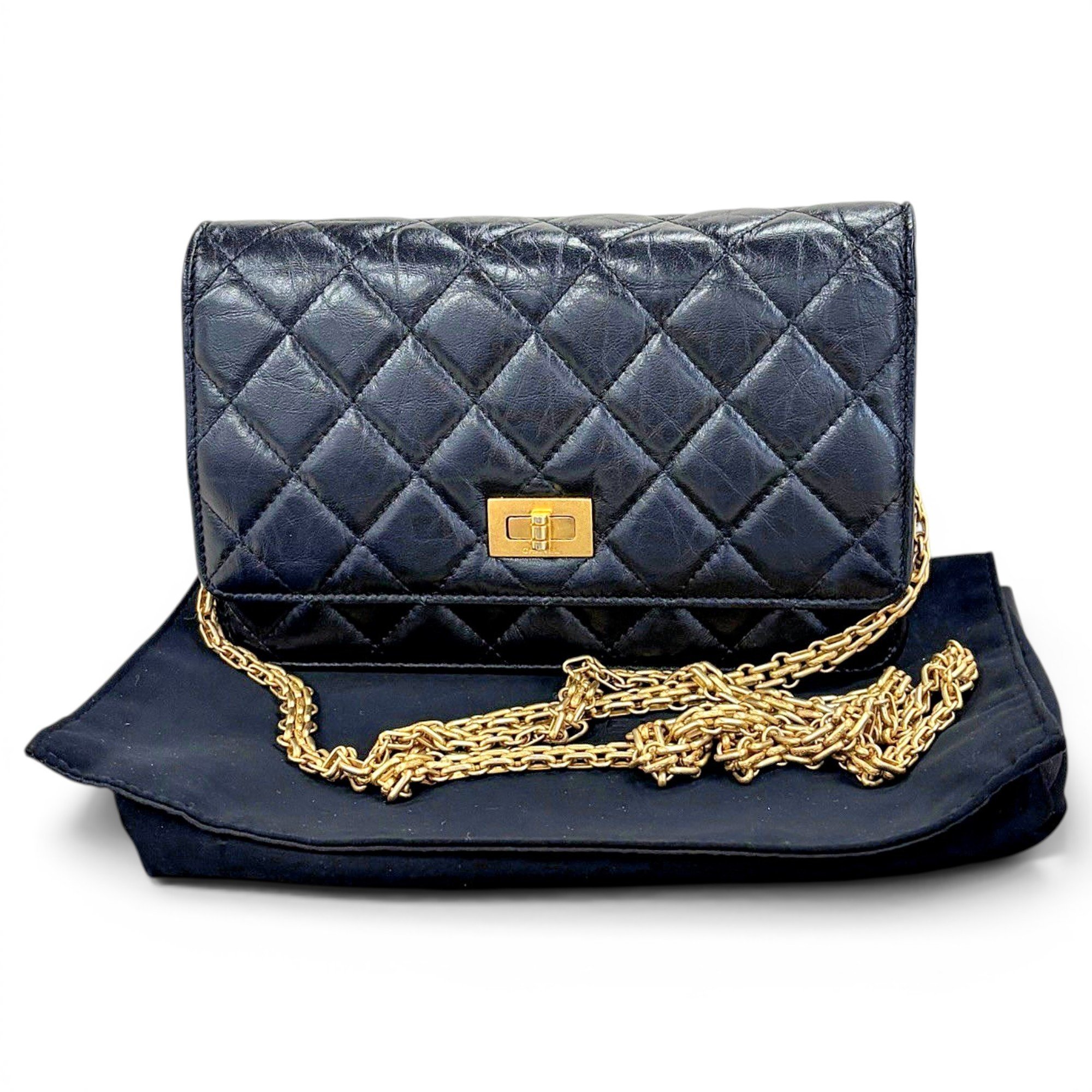 Wallet On Chain 2.55 leather handbag