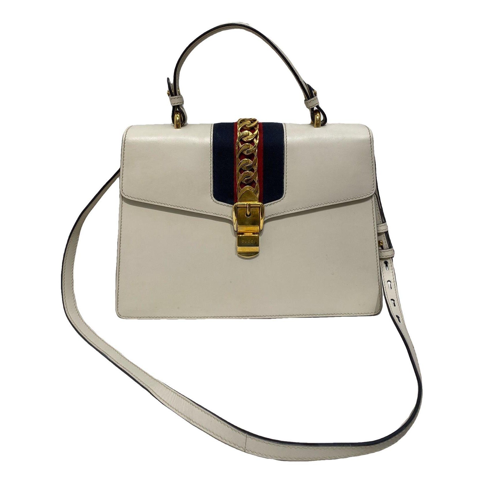 Sylvie Top Handle leather handbag