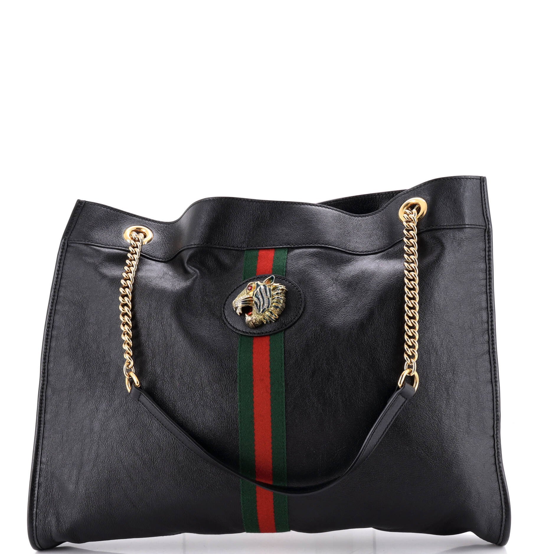 Leather tote