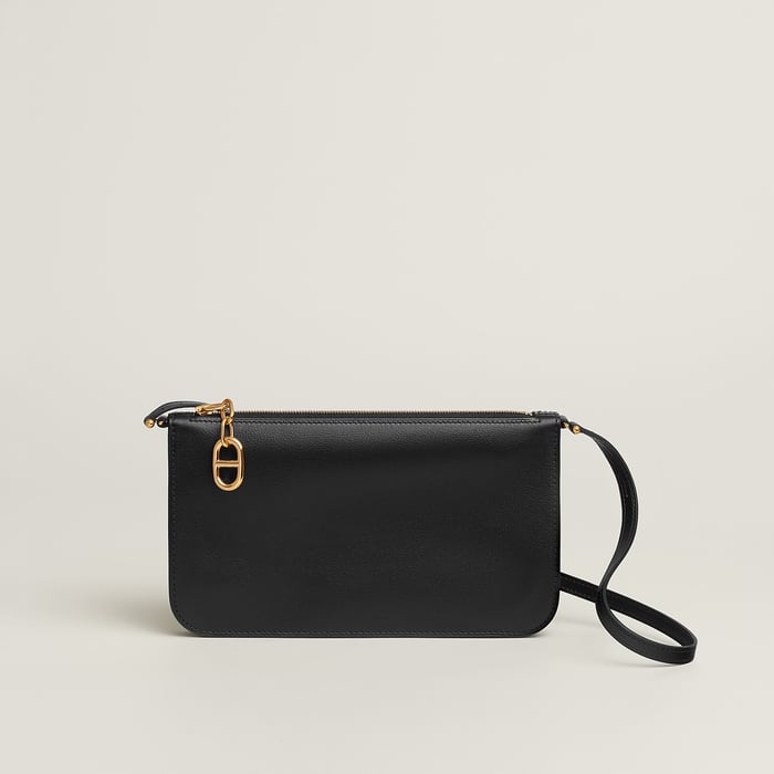 Noir Zipengo Chaine d'Ancre to Go Pouch