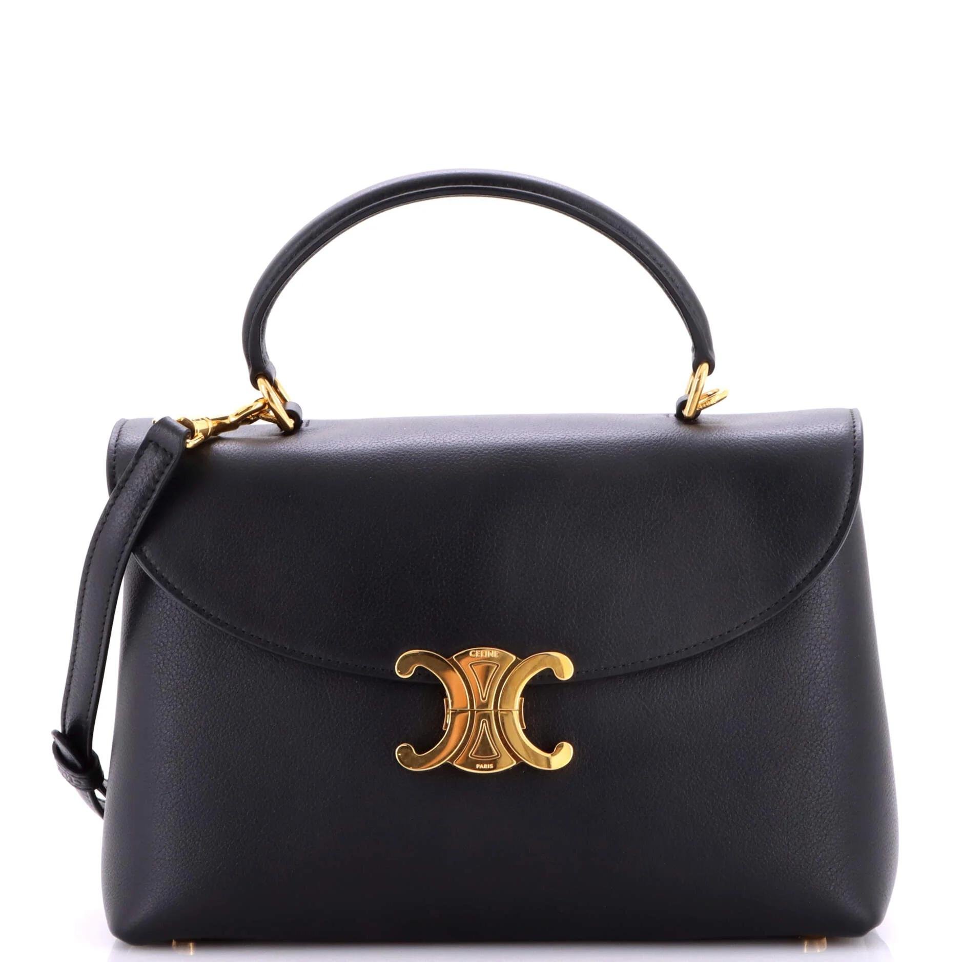 Leather handbag