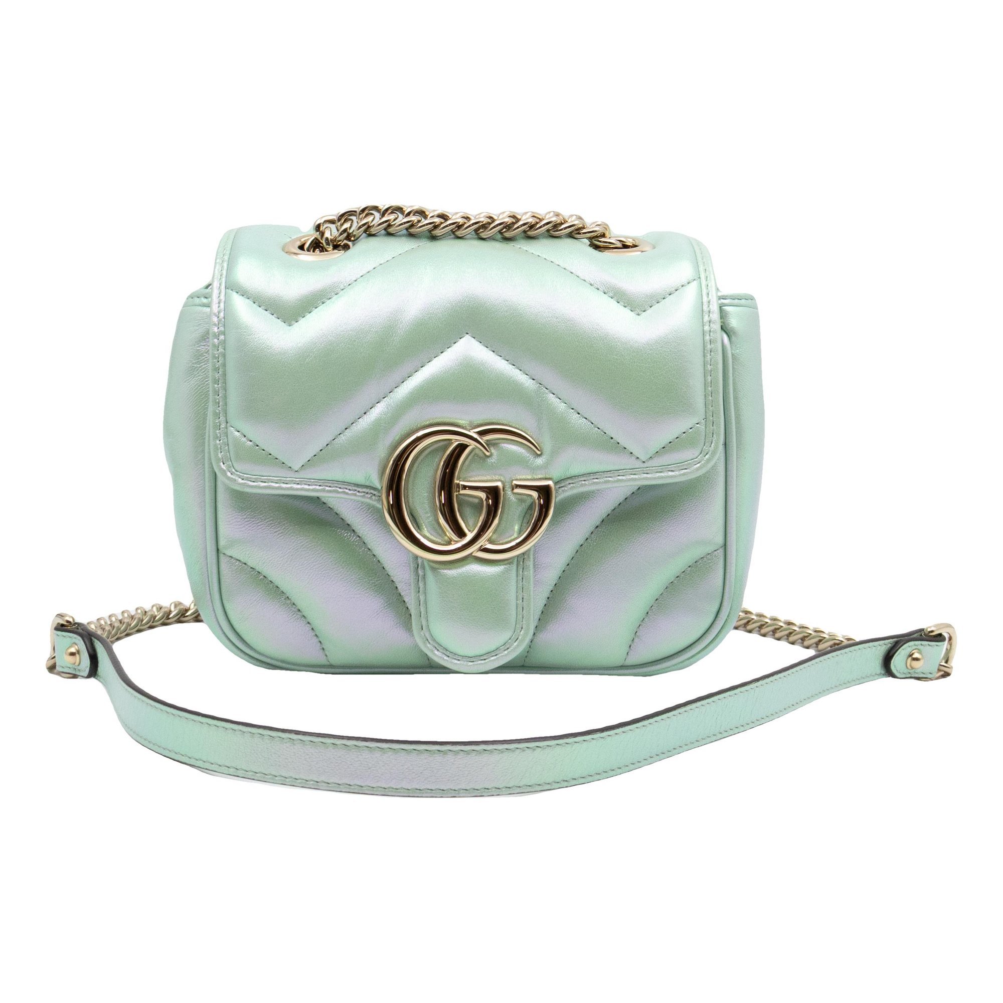 GG Marmont Flap leather crossbody bag