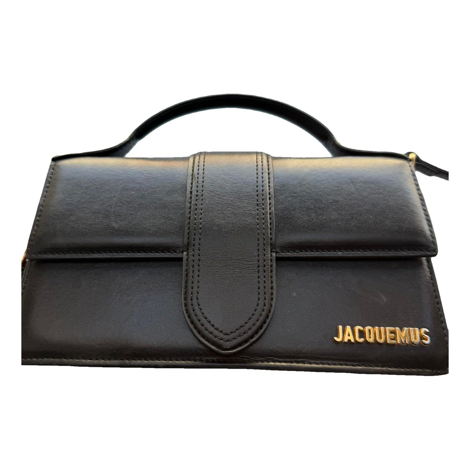 Leather clutch bag